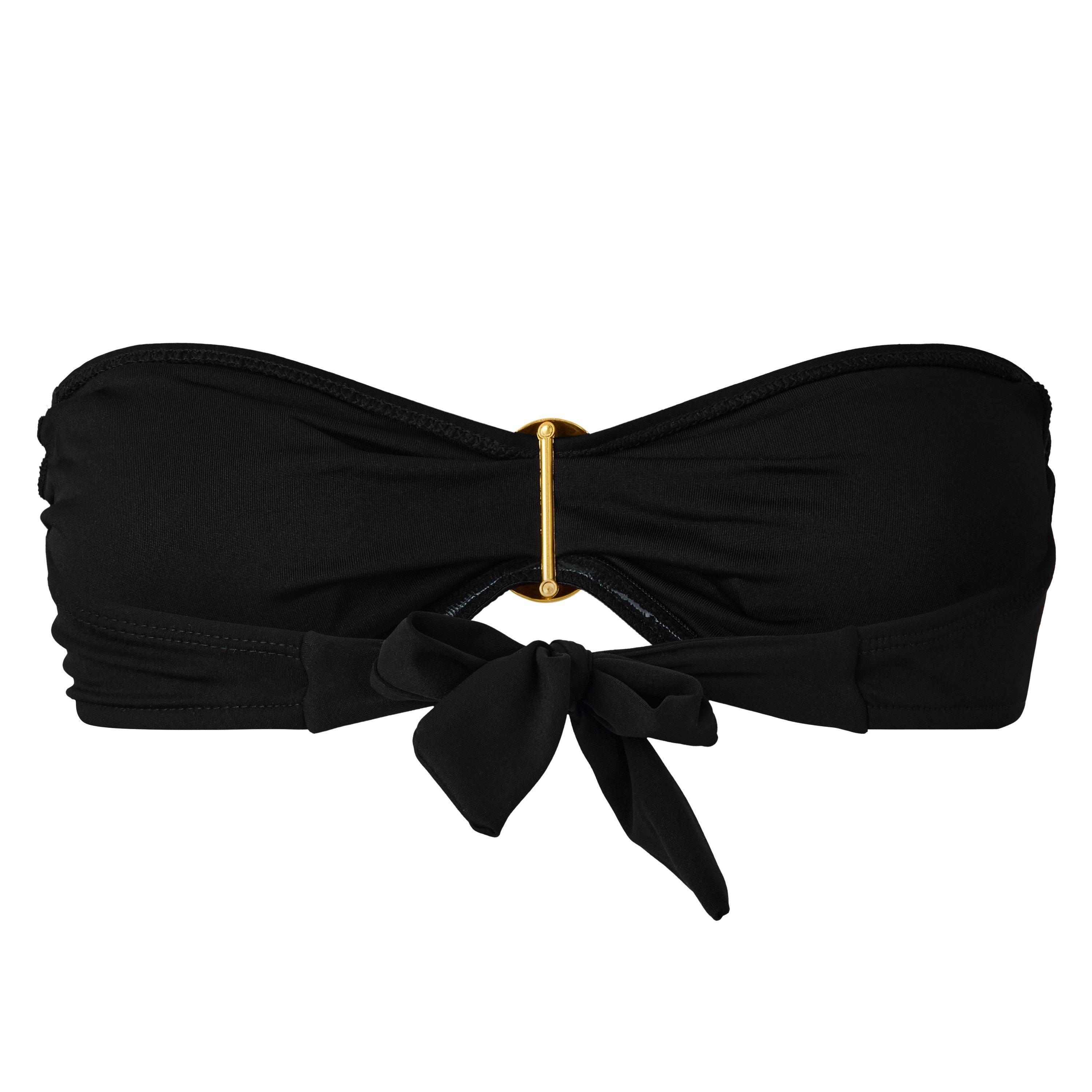 Black - 4th and Reckless - Women's Cara Bandeau Bikini Top - 2