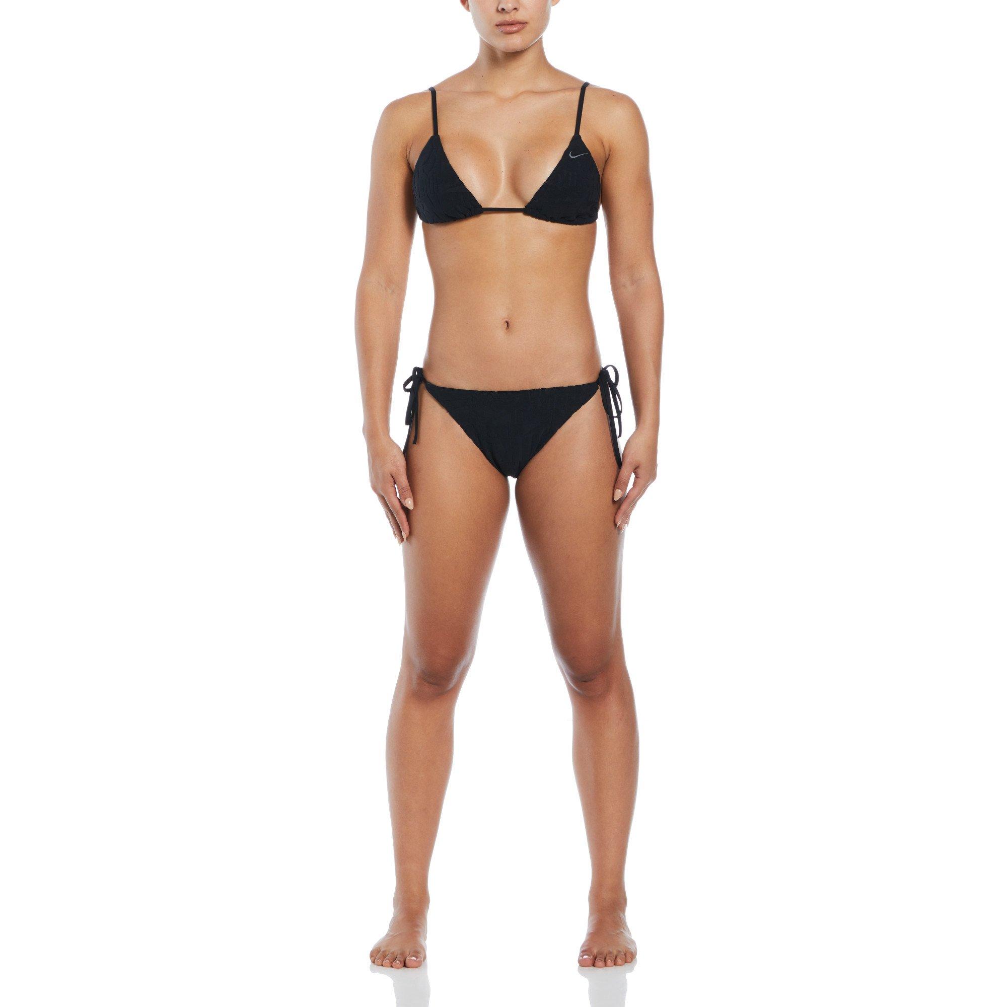 Black - Nike - Retro Flow Tie String Bikini Bottom - 2