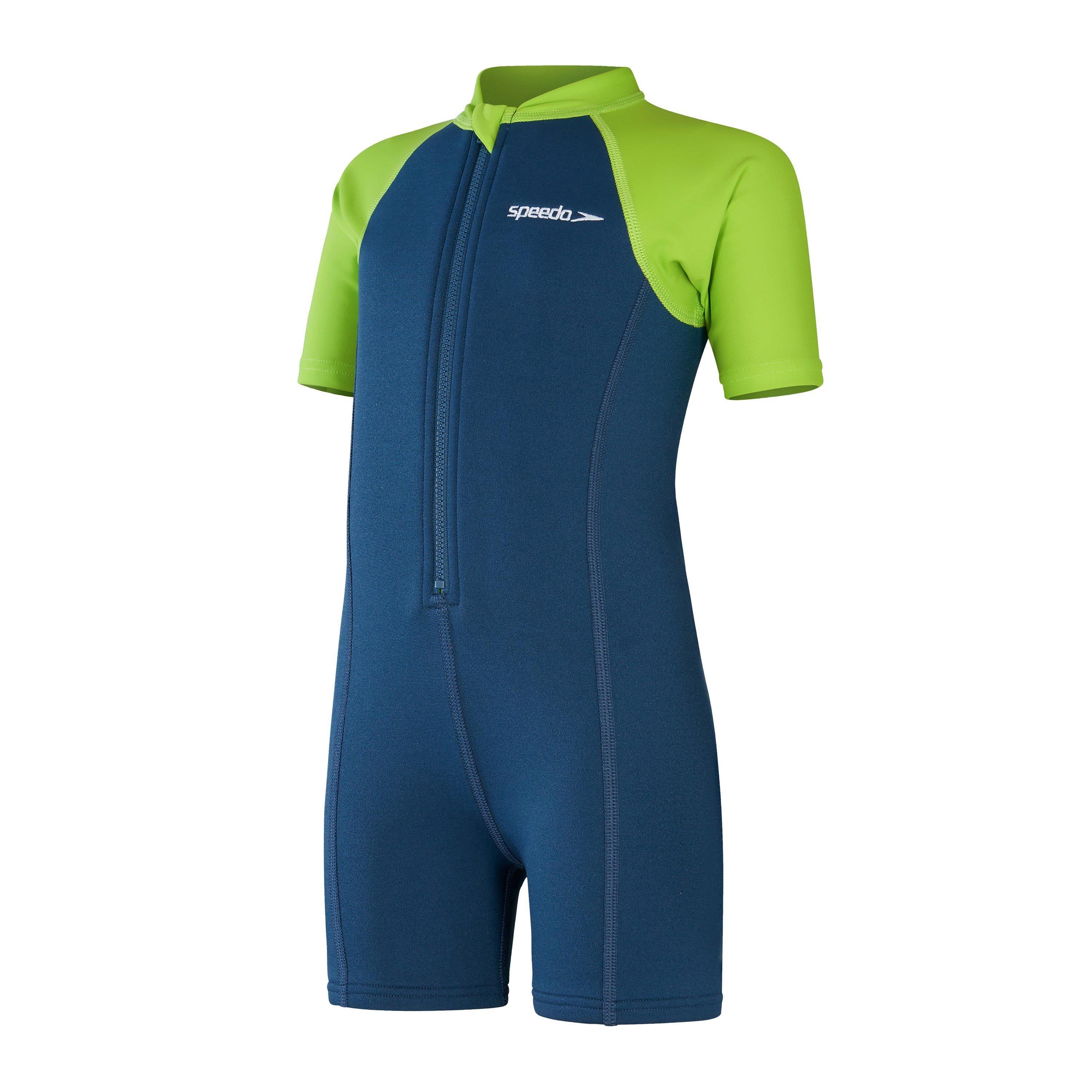 Speedo  Kids' One Piece Swimsuit - Blue/Green - 6-9 Mnth
