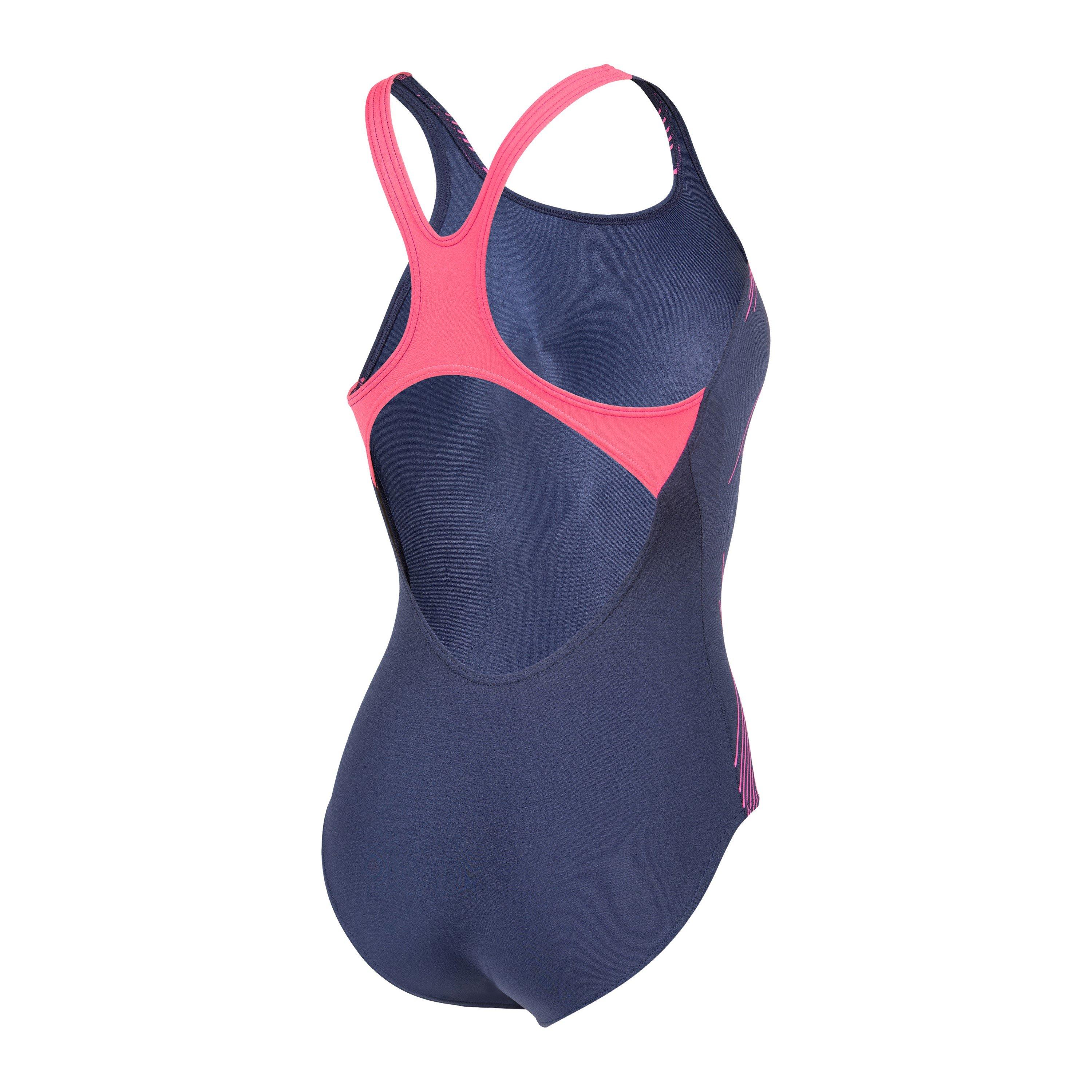 Navy - Arena - Women's One Piece Swimsuit - 4