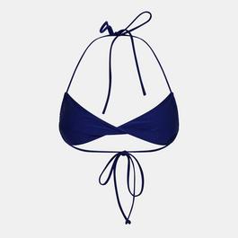 Jack Wills High Shine Twist Front Bikini Top
