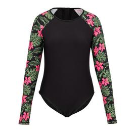 SoulCal Soul Long Sleeved Swimsuit Womens