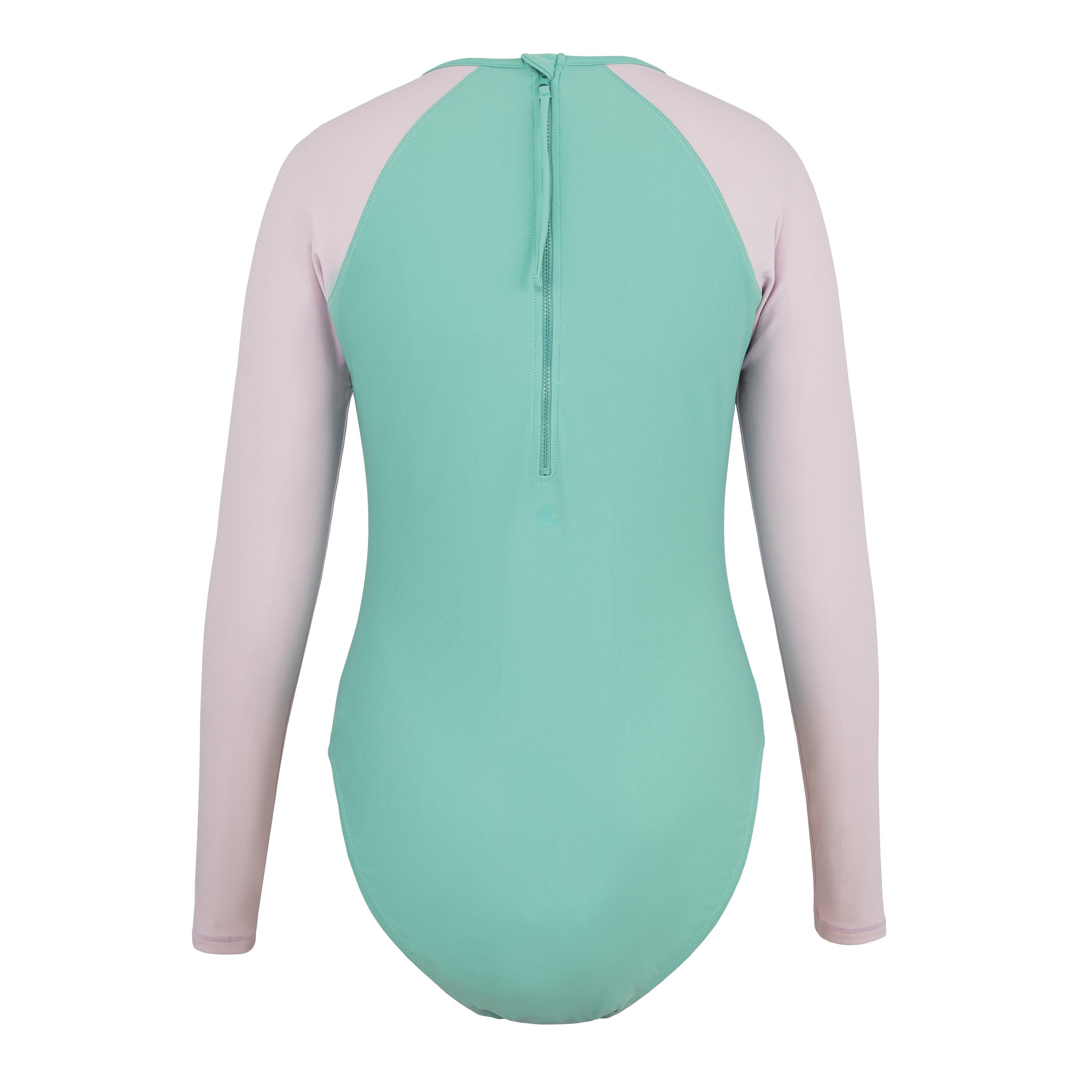 Roze Groen - SoulCal - Long Sleeve Swimsuit Womens - 2