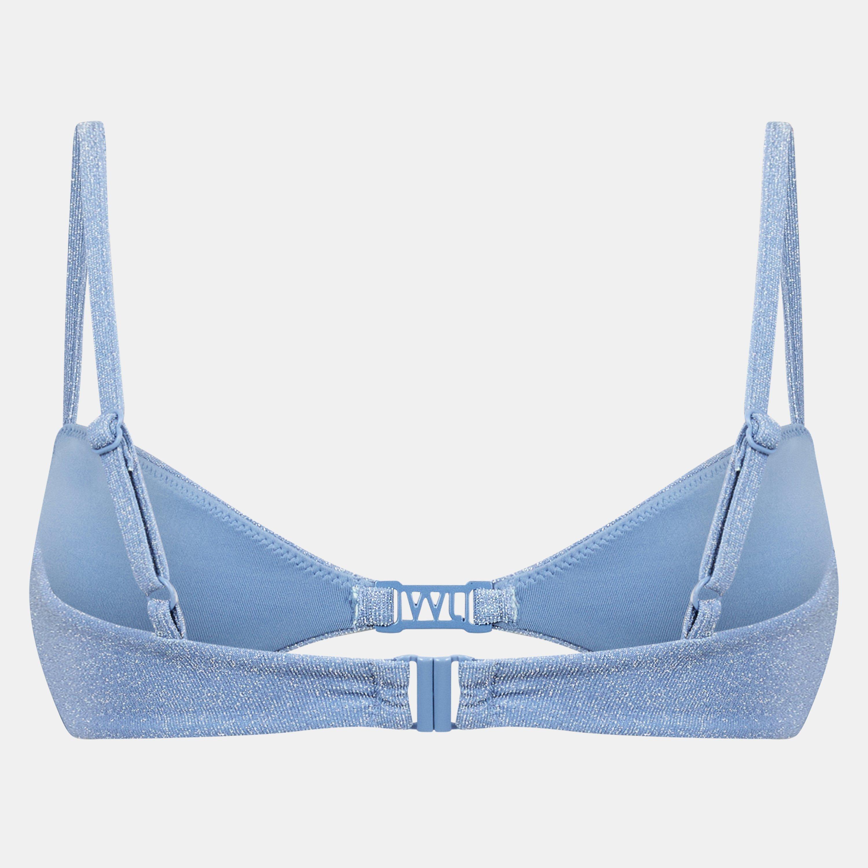 Azul Suave - Jack Wills - Glitter Clasp Front Bikini Top - 2