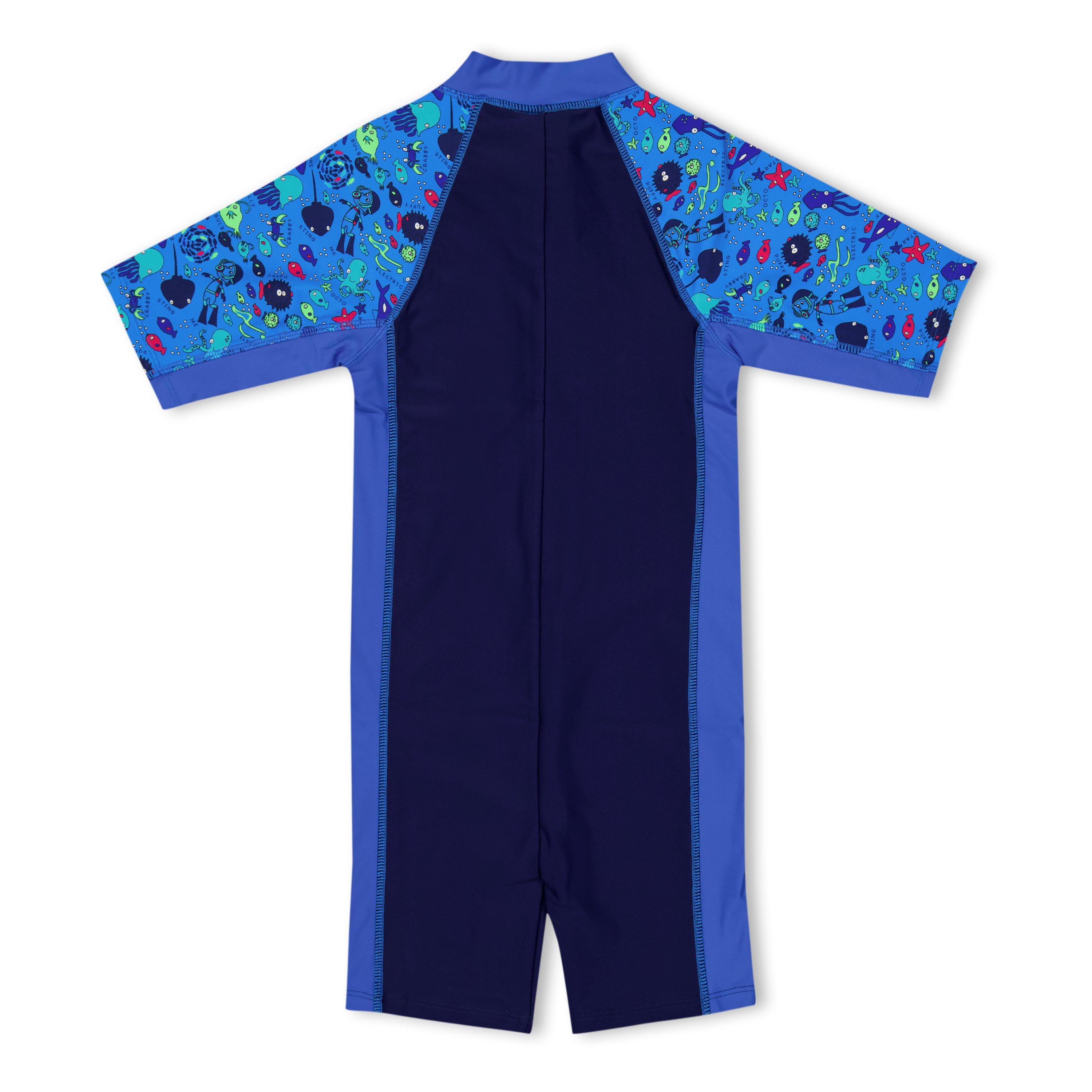Blue - Zoggs - Sea Life All In One Juniors - 2