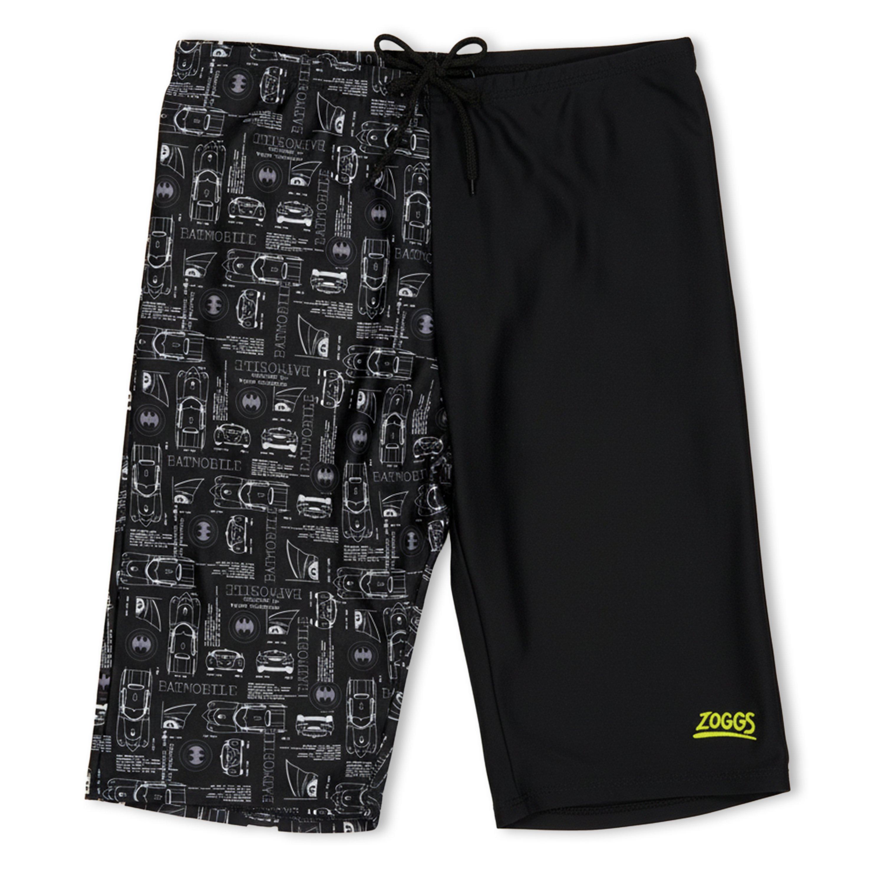 Zoggs  Kids Batman Printed Jammer Juniors - Black - 9-10 (M)