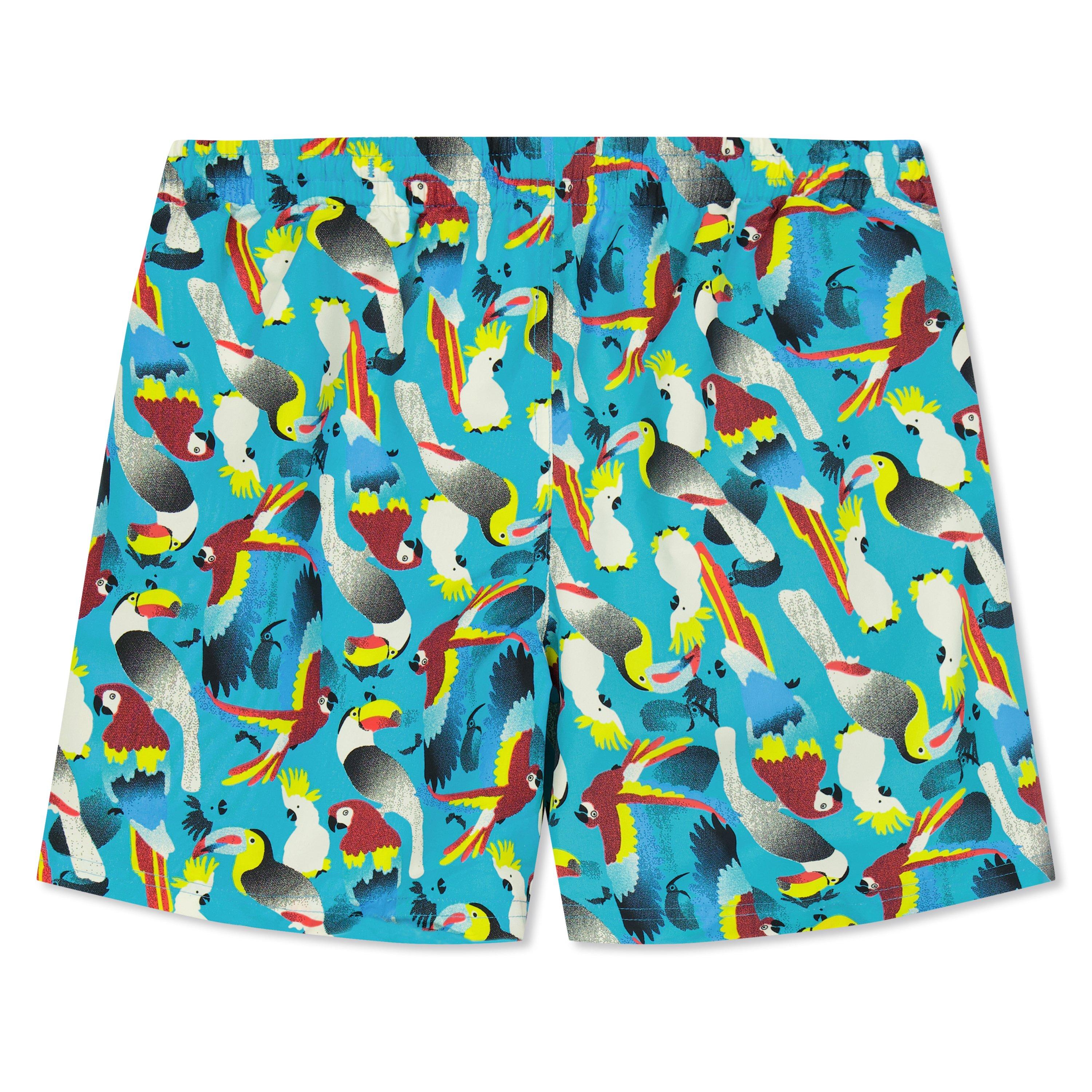 Blue - Zoggs - Parrot Parade 15 Short Juniors - 2
