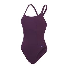 Speedo Shaping Crossback Swimsuit Womens