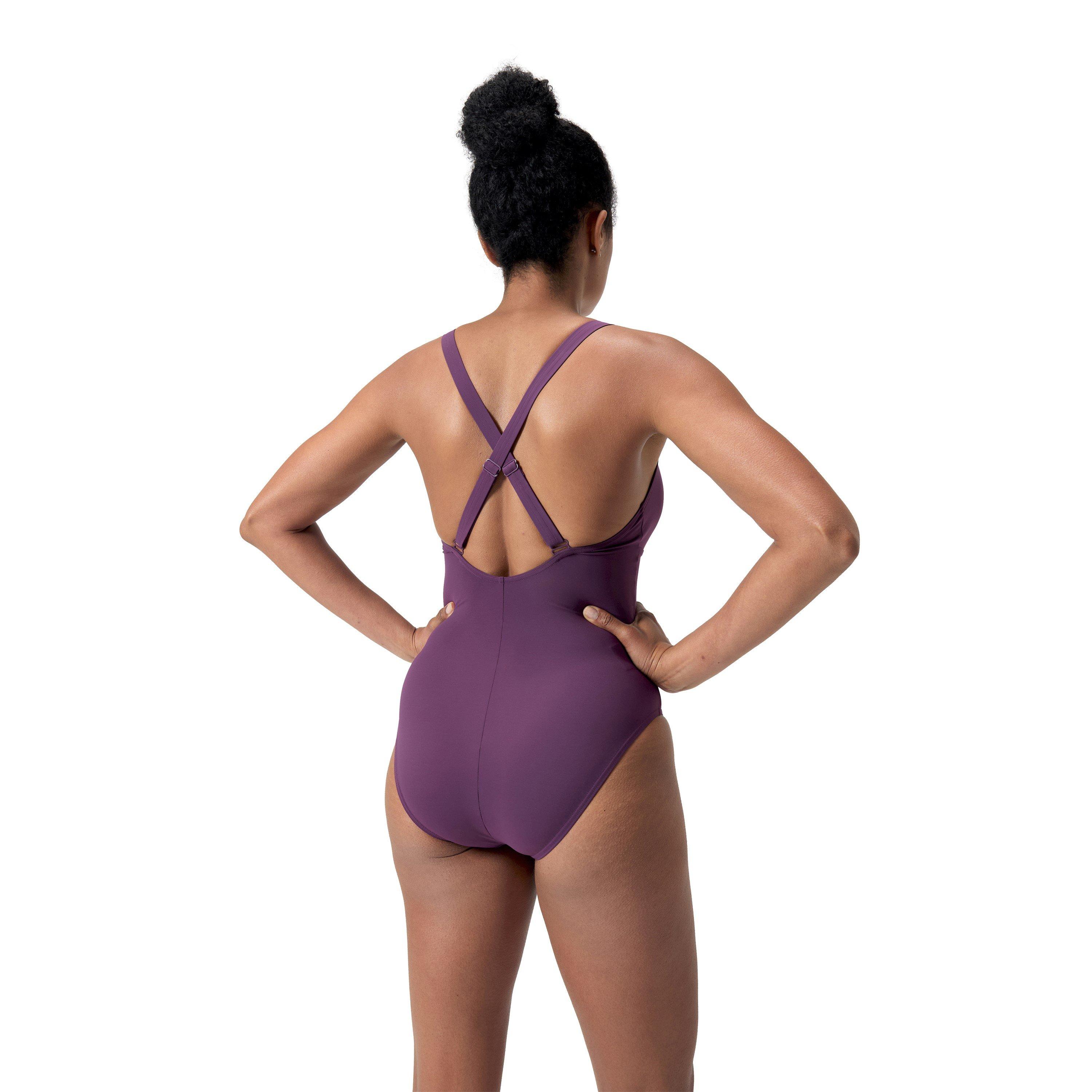Prugna Favolosa - Speedo - Women's Shaping Crossback One Piece Swimsuit - 5