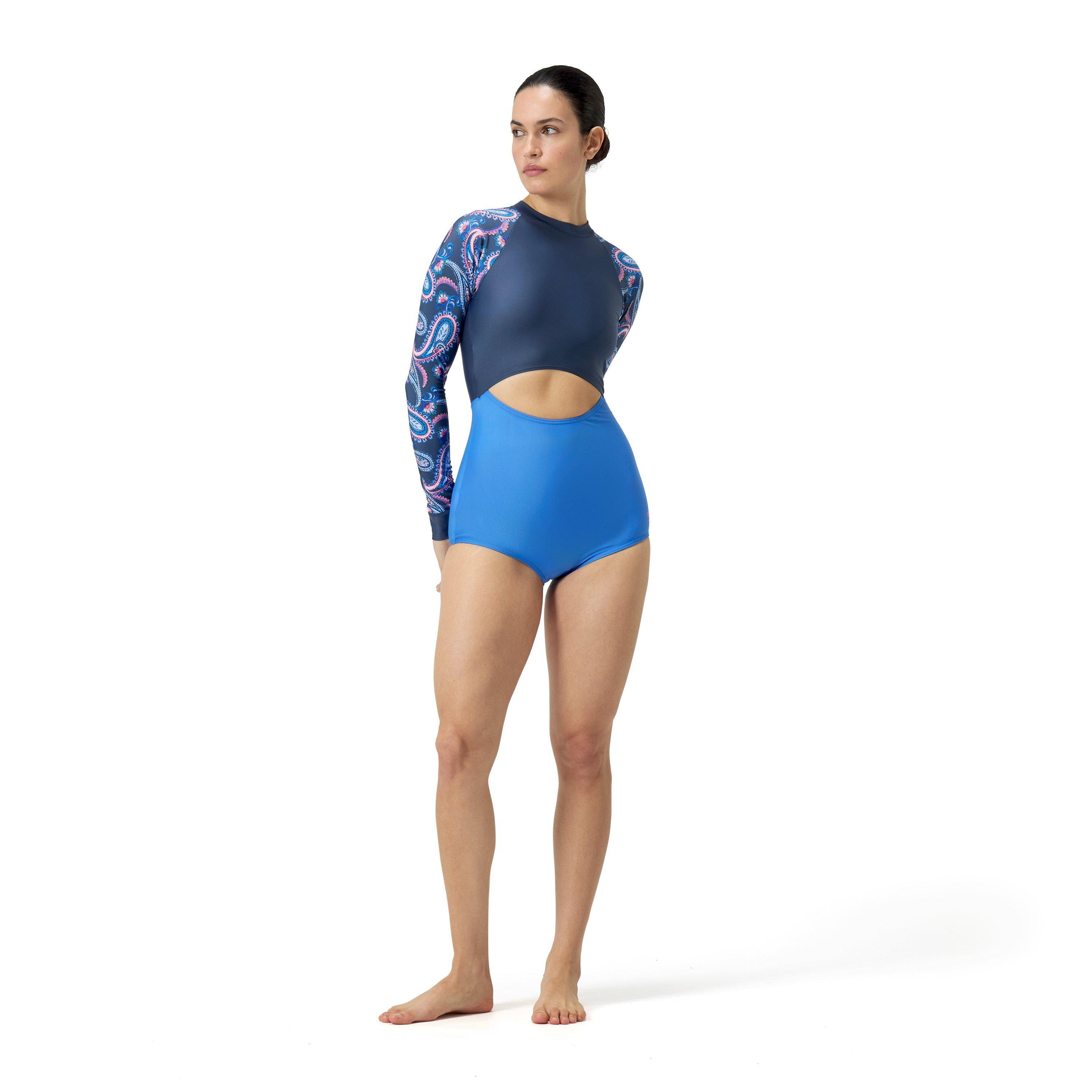 SprBlue/Sevres - Speedo - Long Sleeve Swimsuit Womens - 2