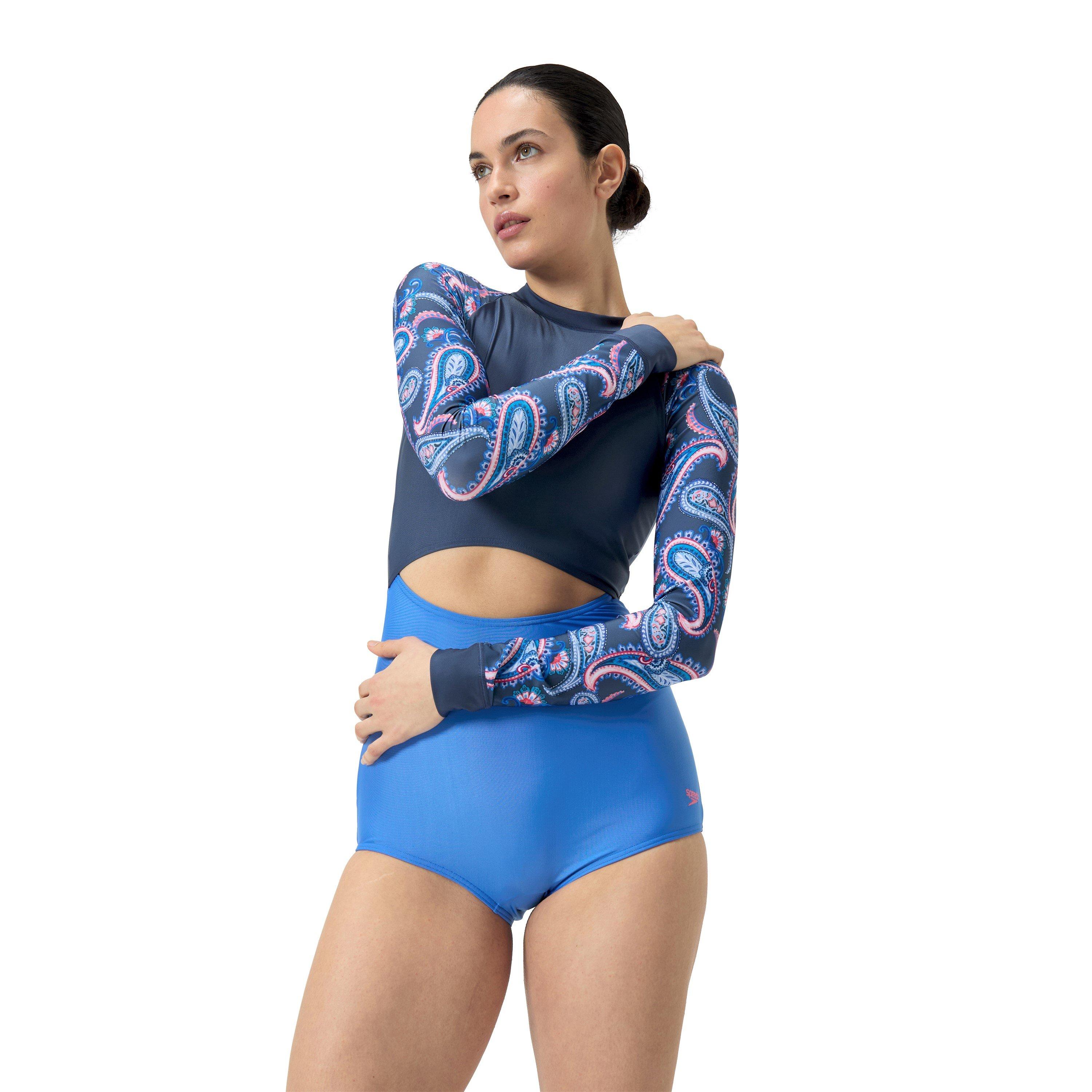 SprBlue/Sevres - Speedo - Long Sleeve Swimsuit Womens - 3
