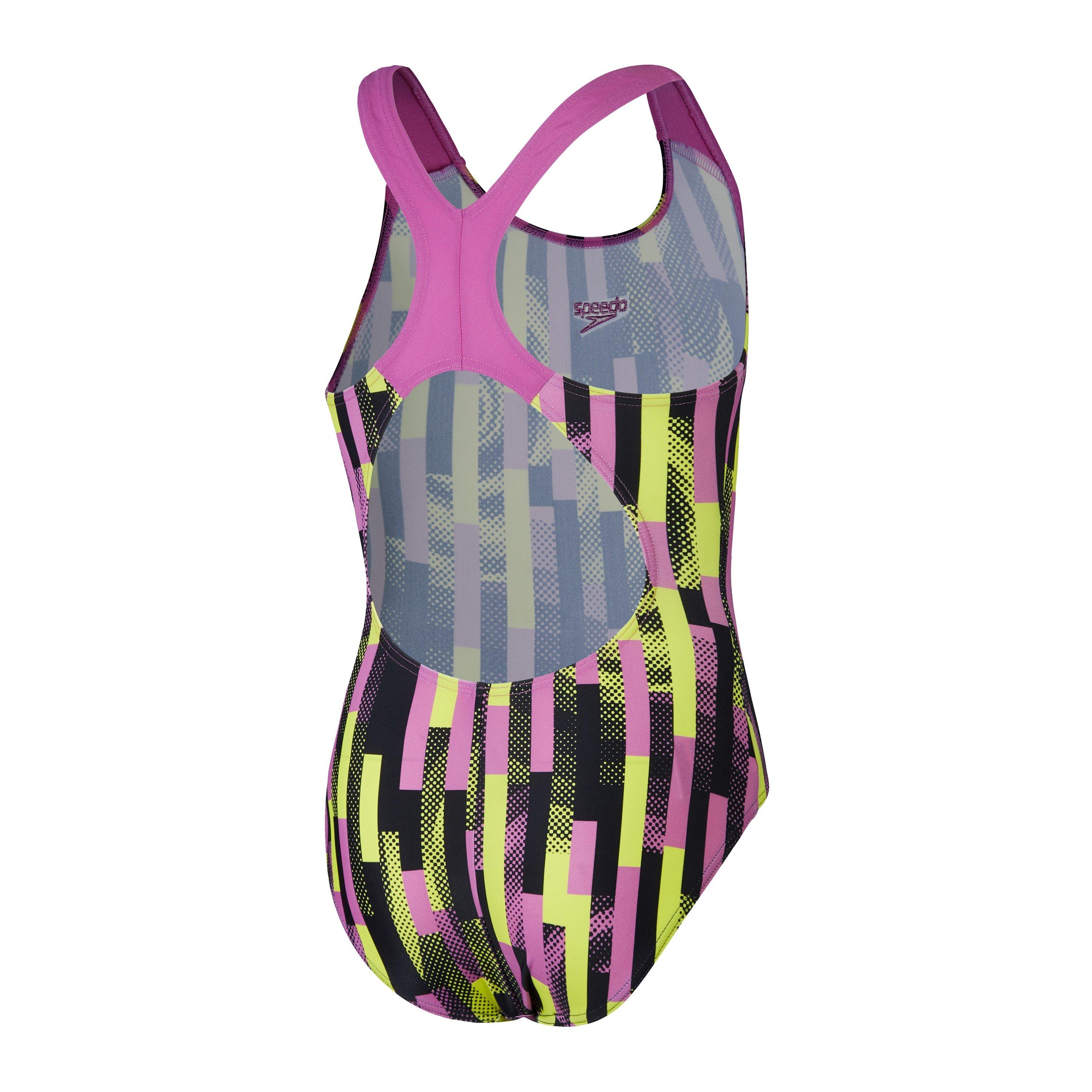 Black/Pink/Lemo - Speedo - One Piece Swimsuit - 2