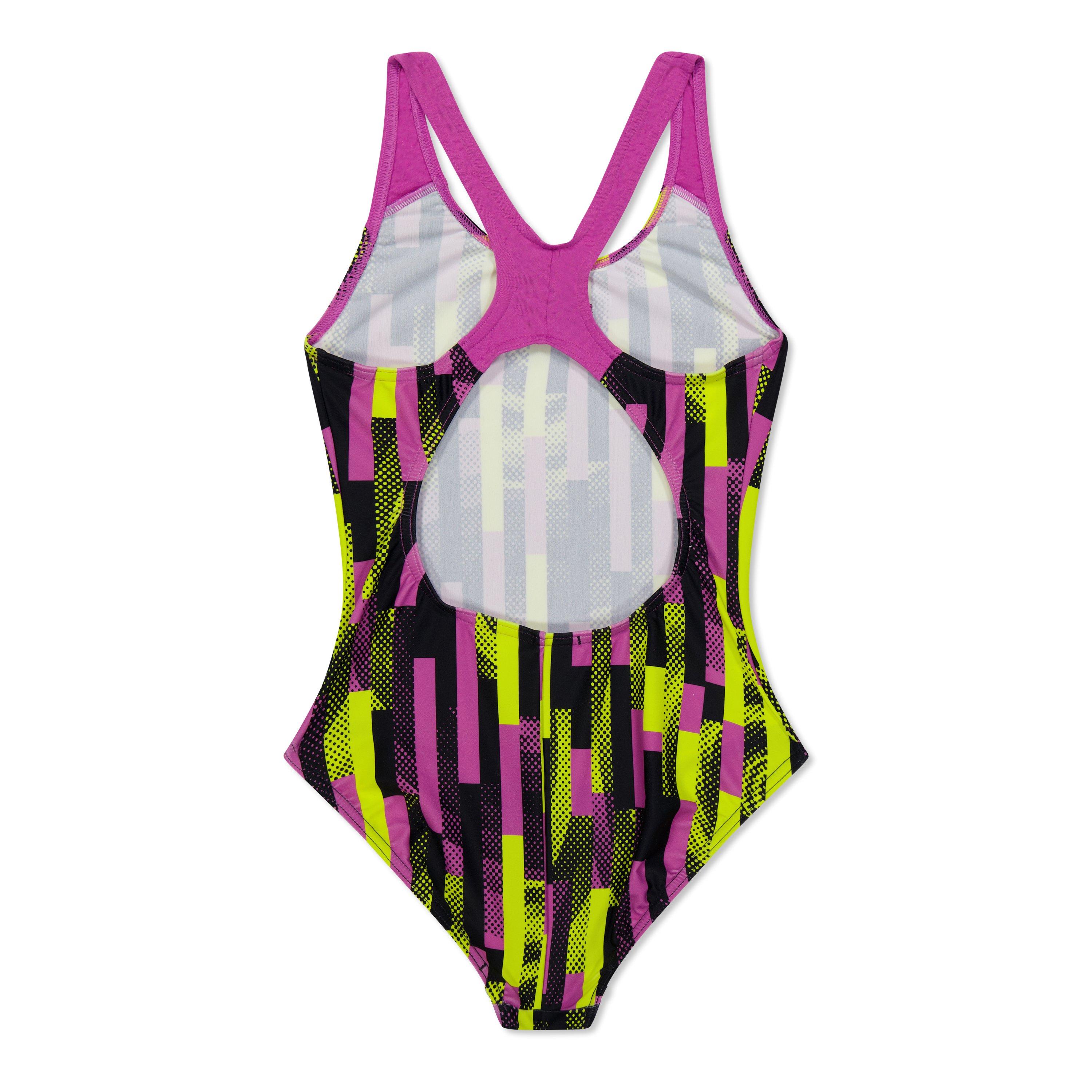 Black/Pink/Lemo - Speedo - One Piece Swimsuit - 2