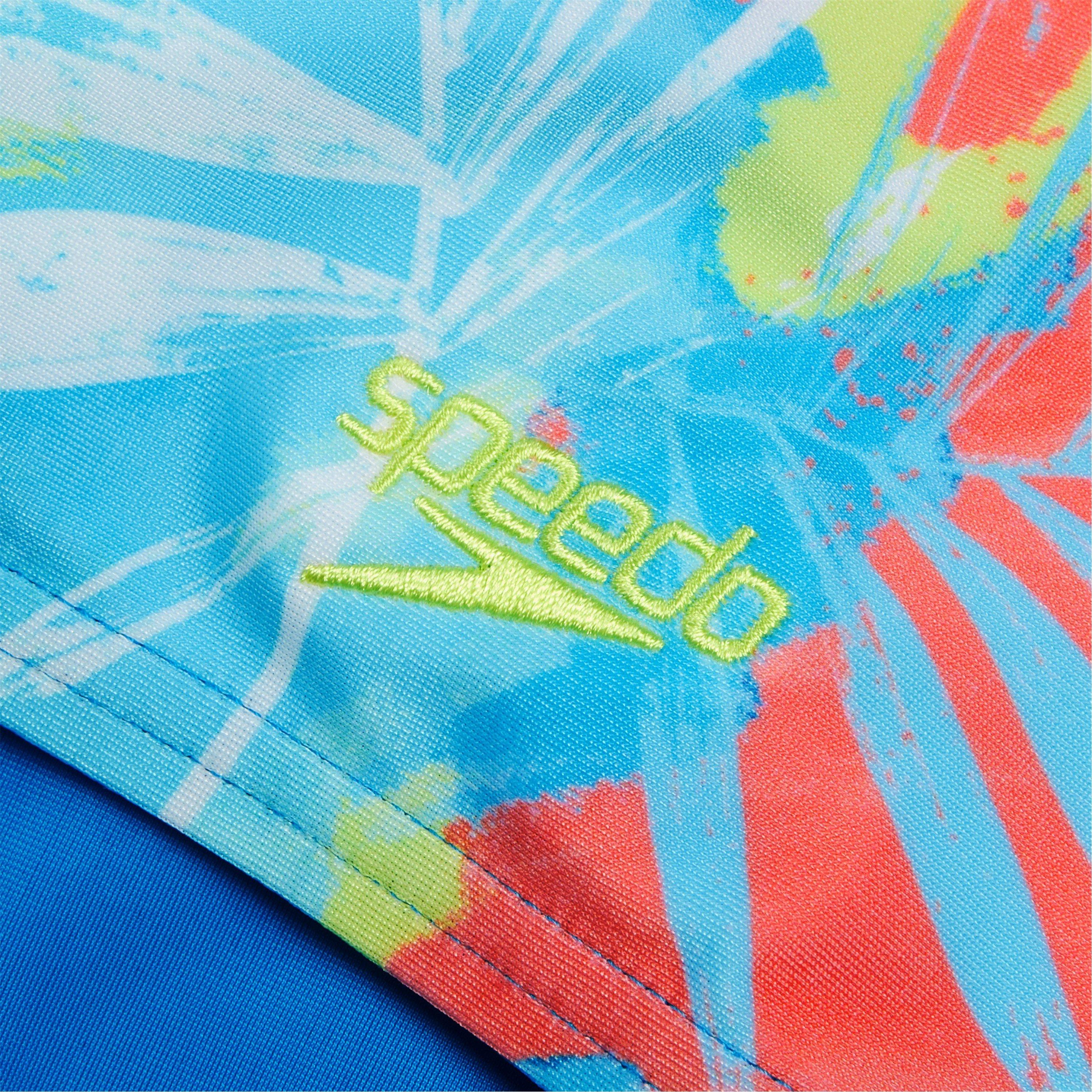 Punch Blue - Speedo - Digital Allover V-Cut Swim Shorts - 5