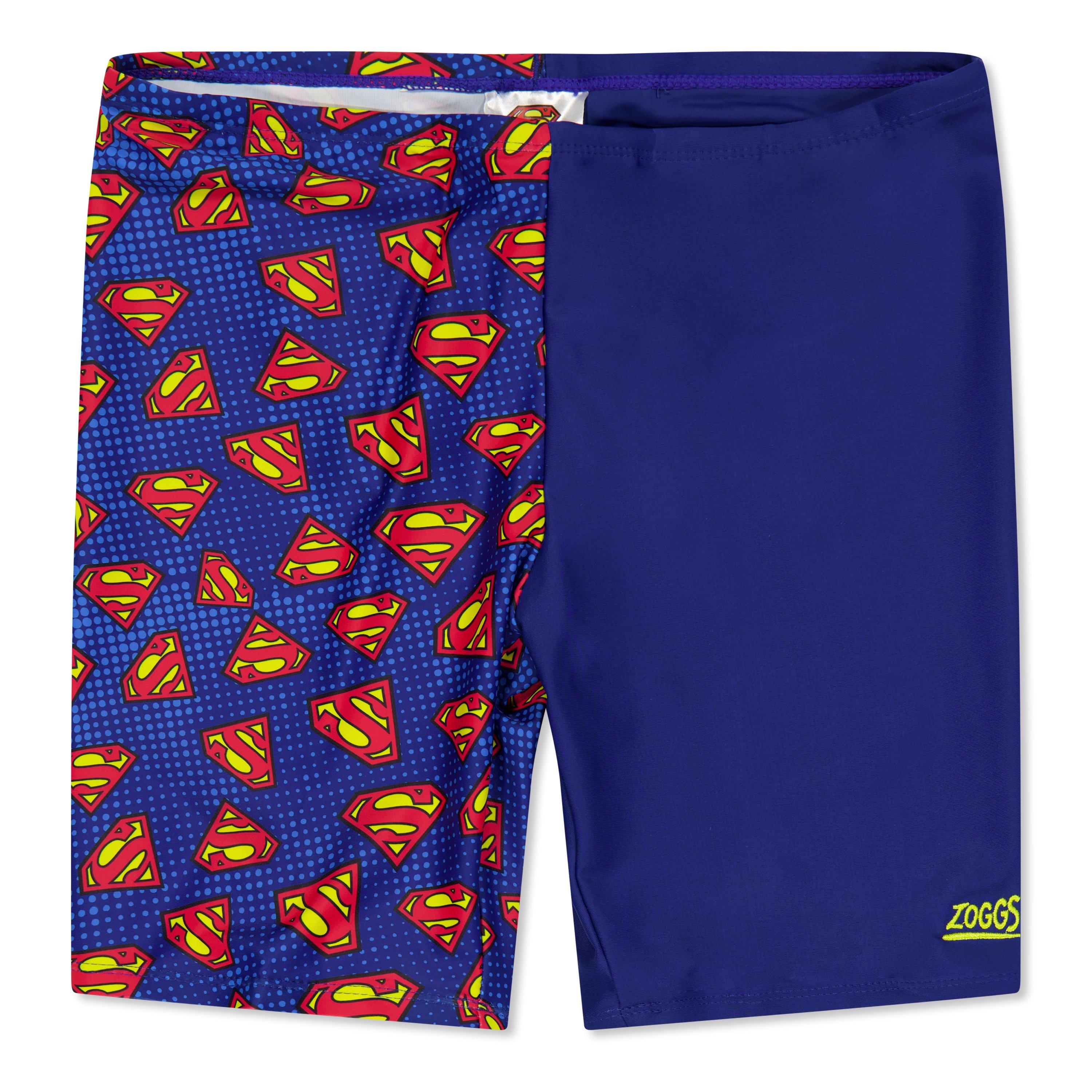 Zoggs  Kids Superman Mid Jammer Juniors - Blue - 11-12 (L)