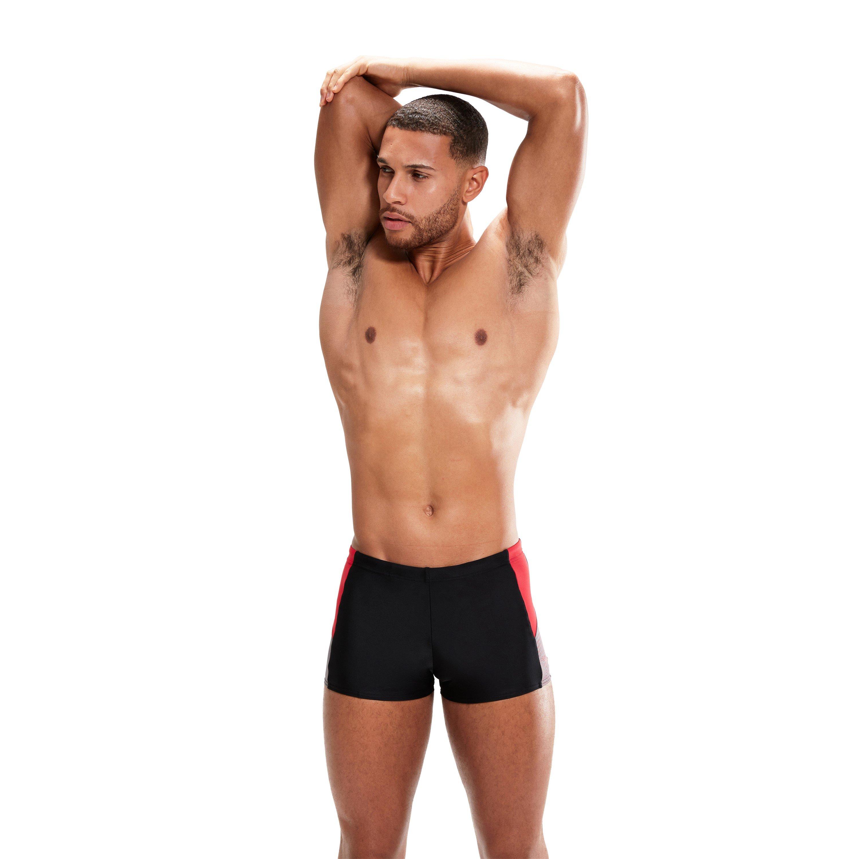 Black/Red - Speedo - Dive Split Short - 2