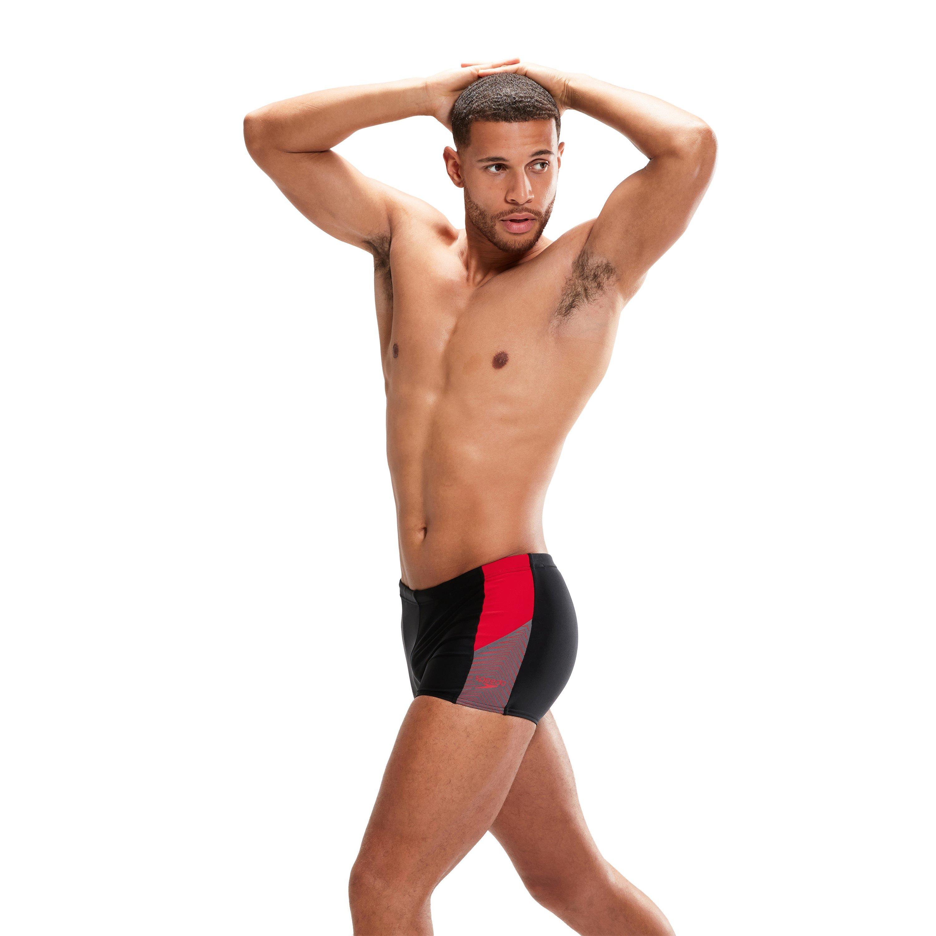 Black/Red - Speedo - Dive Split Short - 3
