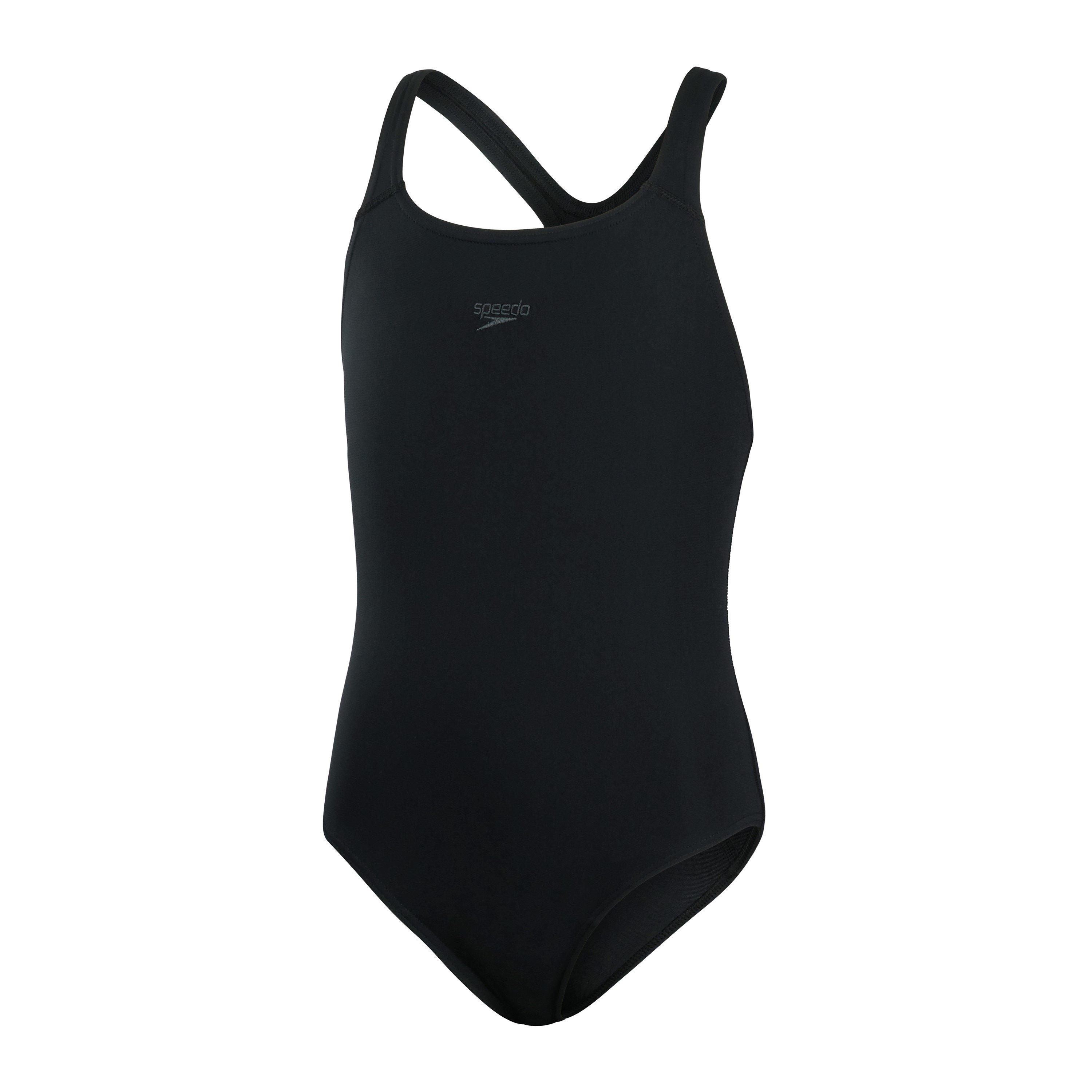 Black - Speedo - Endurance + Medalist Swimsuit Juniors - 1