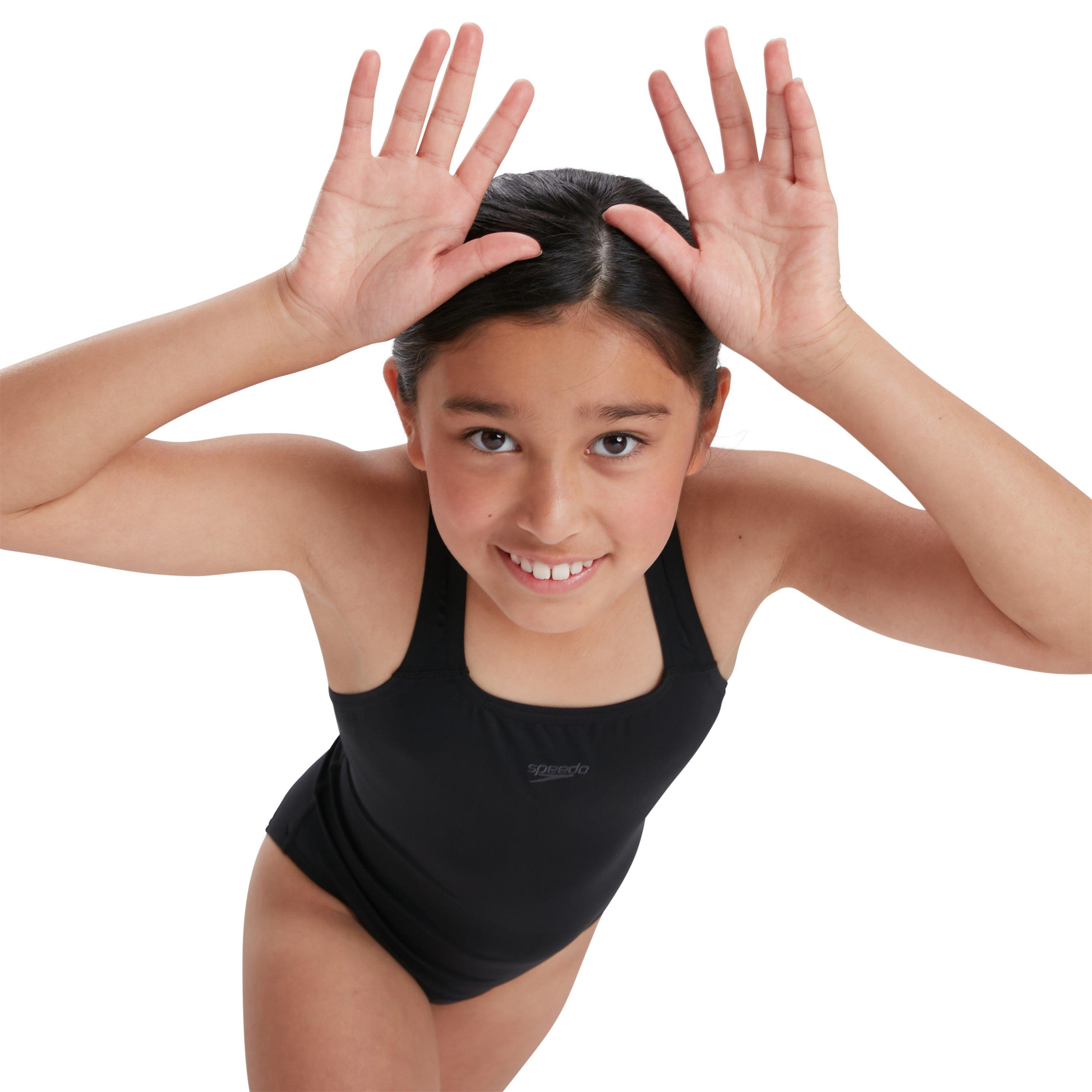 Black - Speedo - Endurance + Medalist Swimsuit Juniors - 4