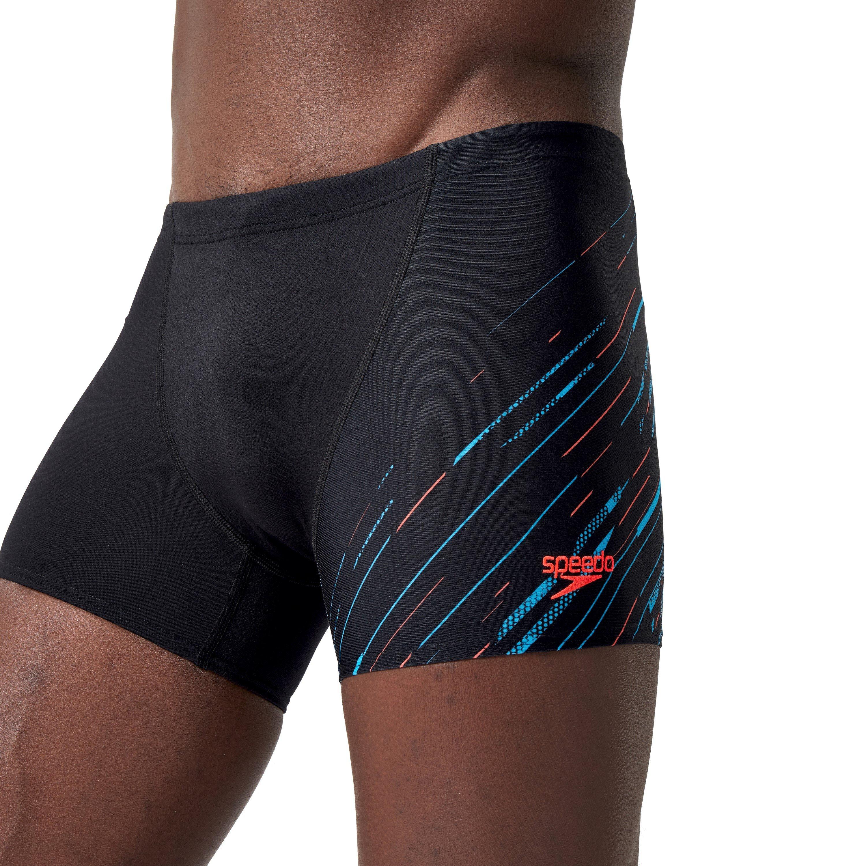 Blk/Blauw/Rood - Speedo - Hyperboom V Cut Swim Shorts - 8