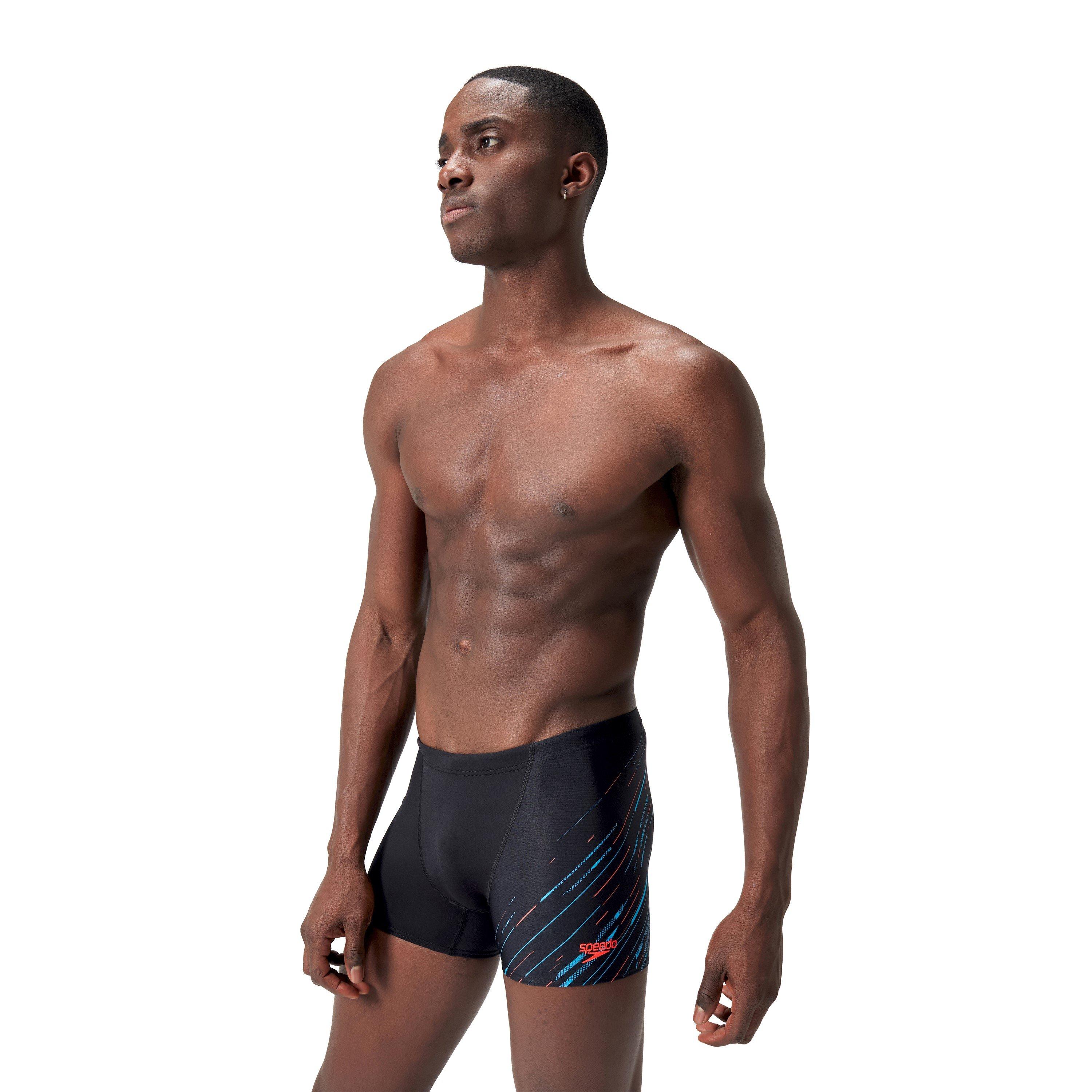 Blk/Blauw/Rood - Speedo - Hyperboom V Cut Swim Shorts - 4