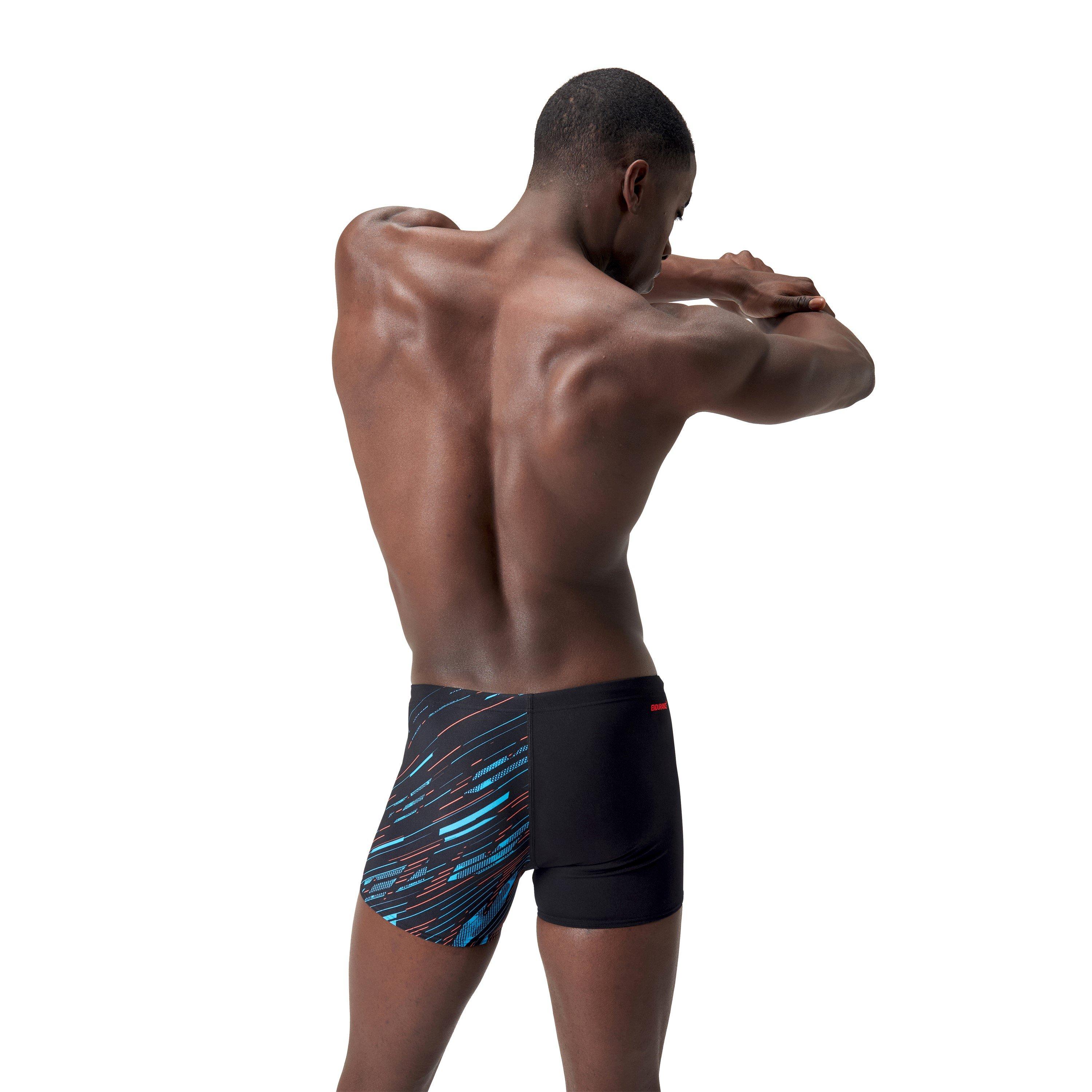 Blk/Blauw/Rood - Speedo - Hyperboom V Cut Swim Shorts - 5