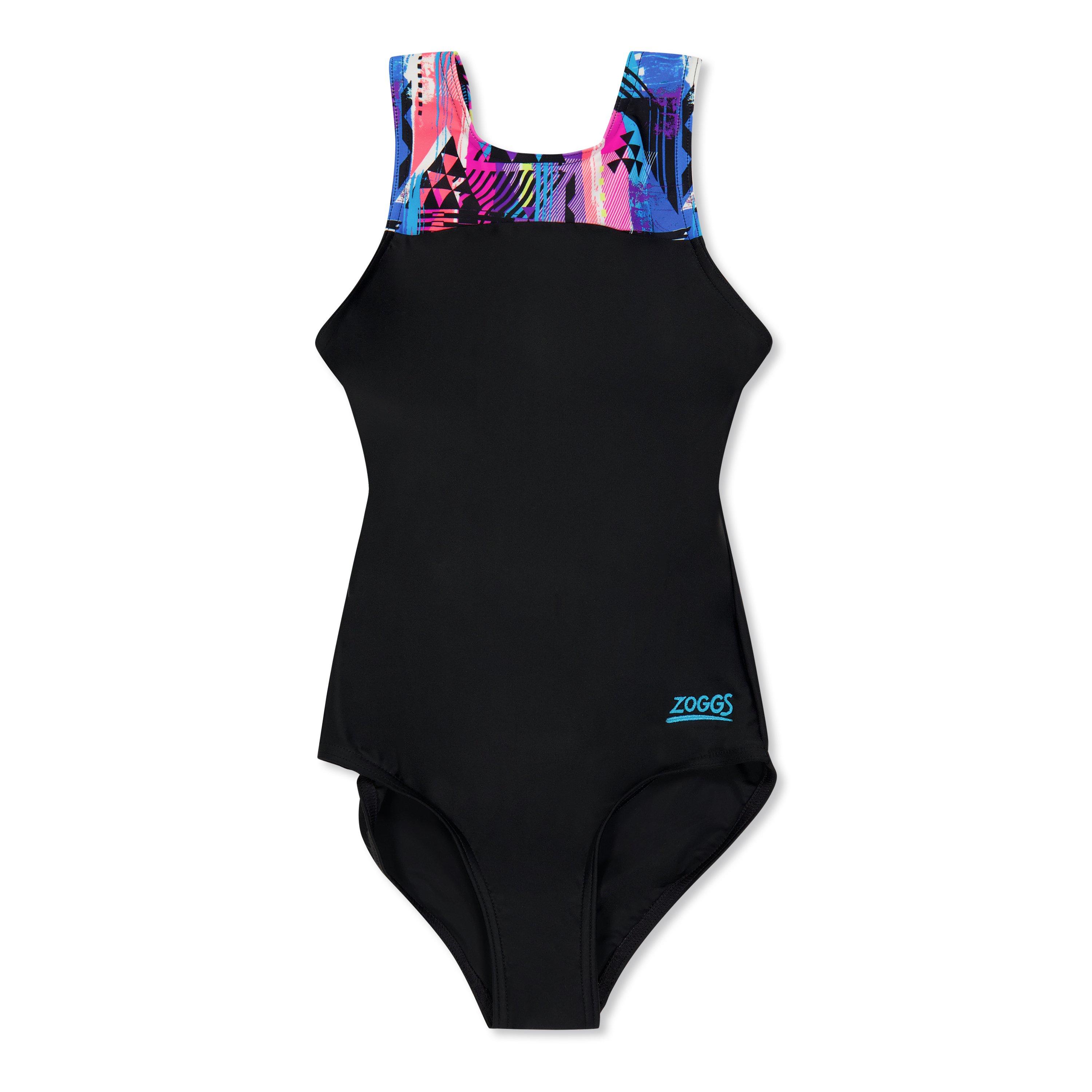 Black - Zoggs - Labrynth Infinity Back Infants - 1