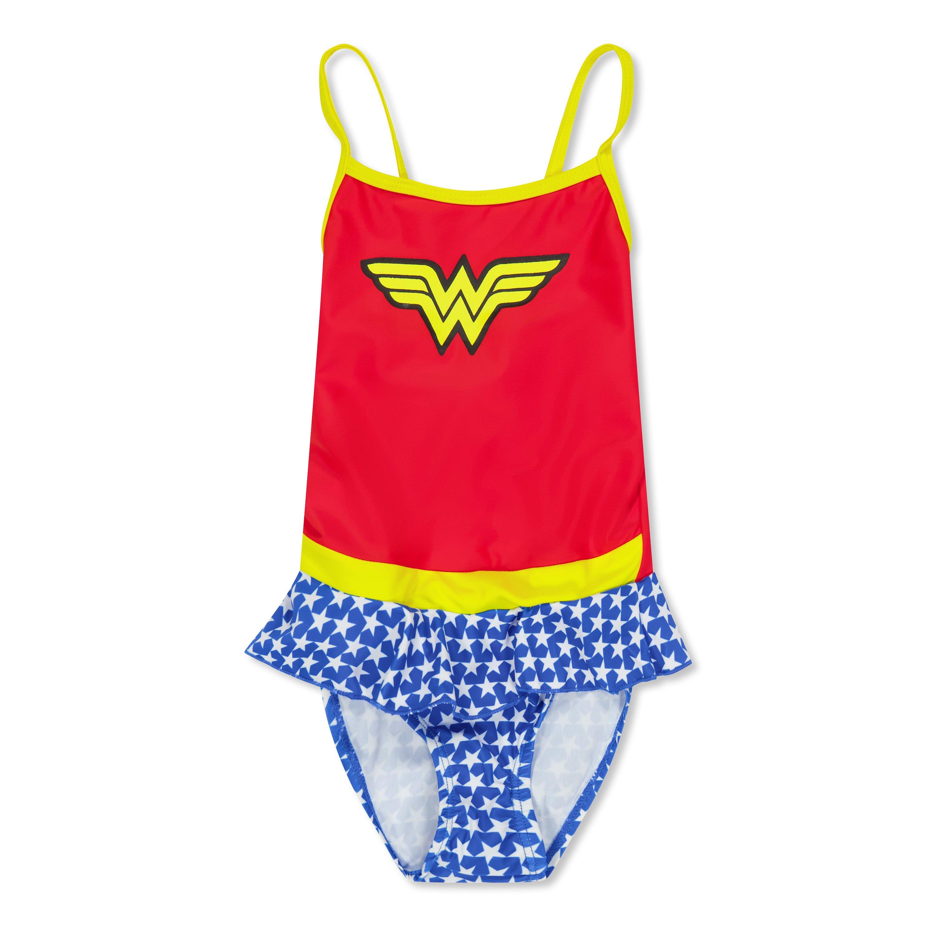 Rood - Zoggs - Wonderwoman Swimdress Juniors - 1