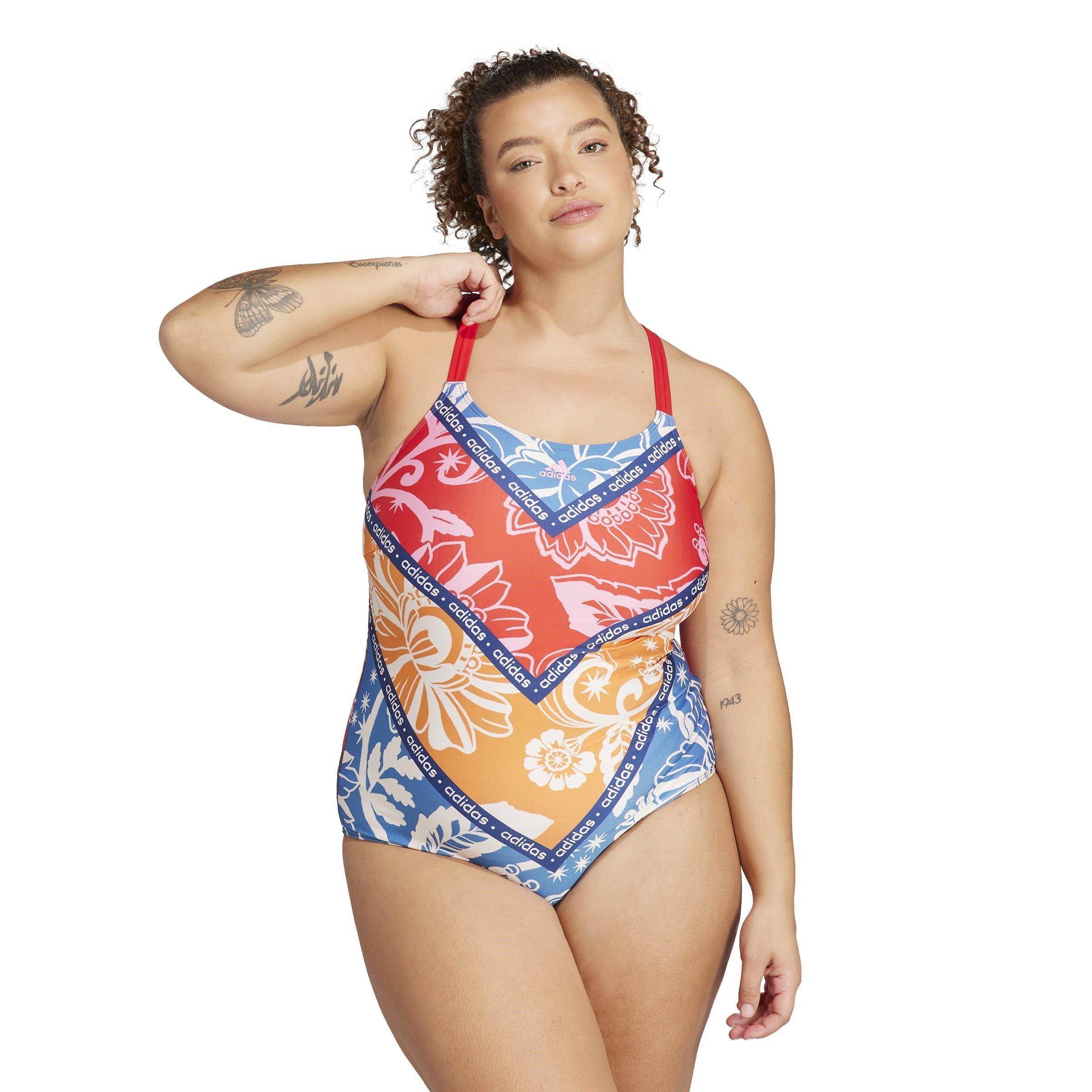 Rojo - adidas - x FARM Rio Swimsuit Womans (Plus Size) - 2