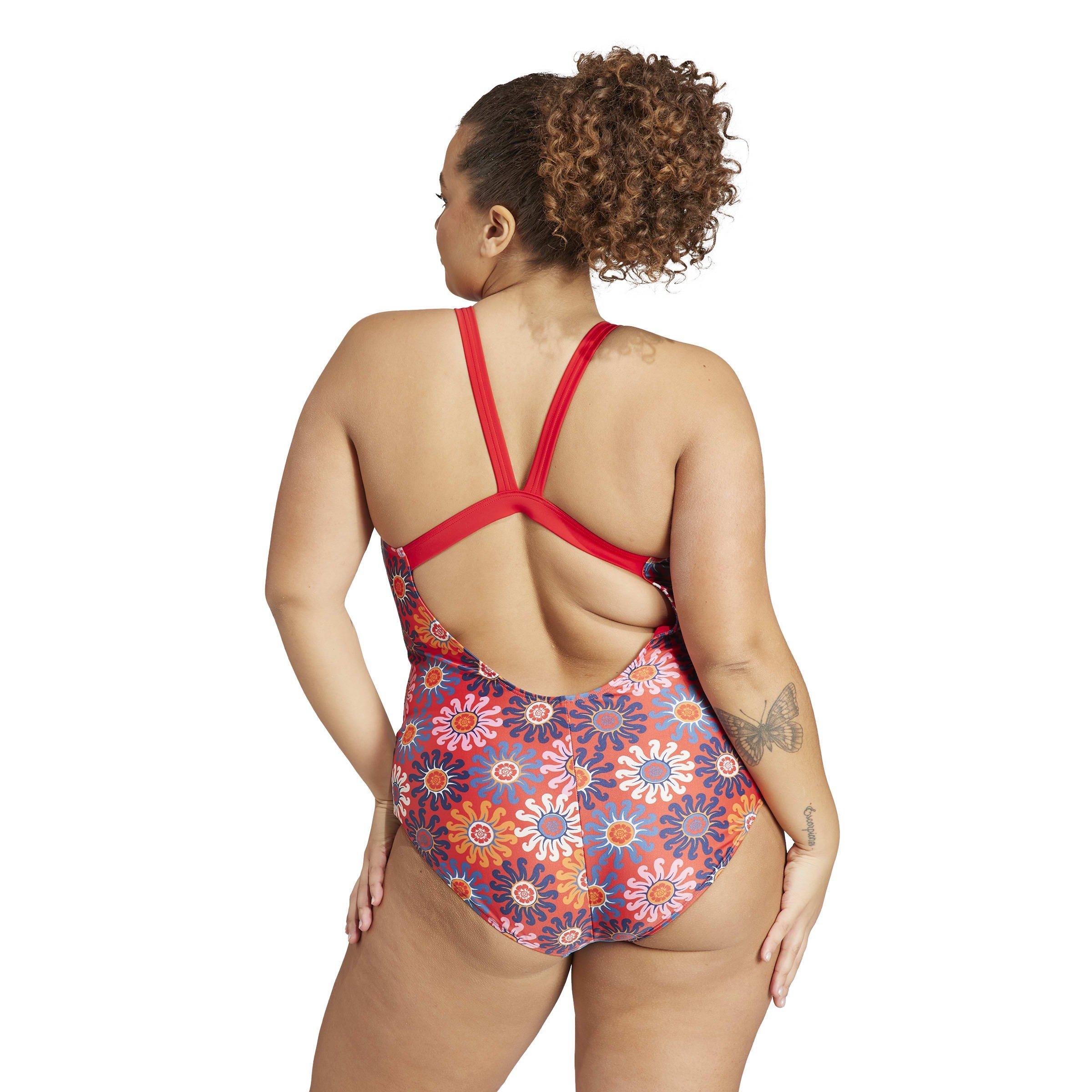 Rojo - adidas - x FARM Rio Swimsuit Womans (Plus Size) - 3