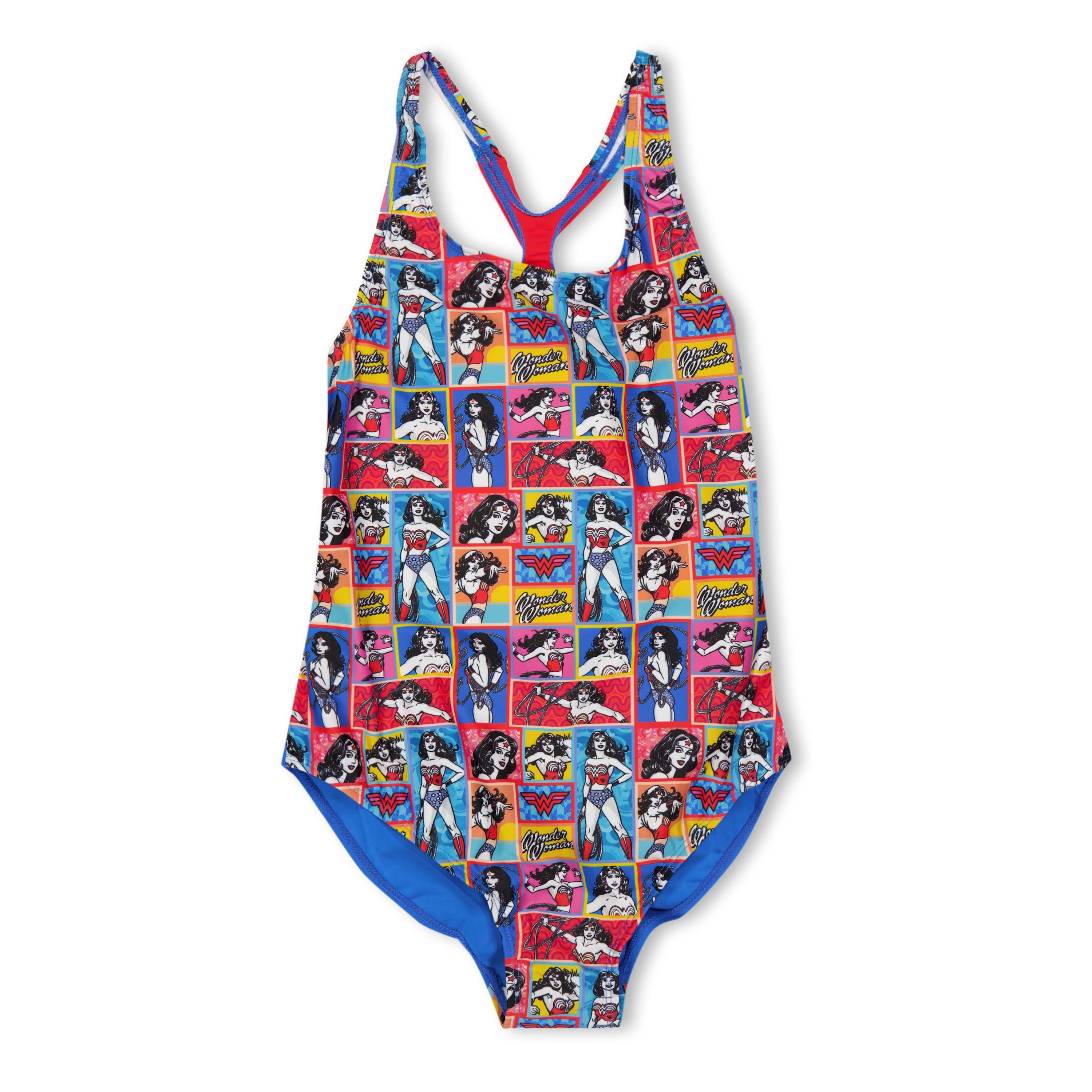 Zoggs  Kids Wonderwoman Rowleeback Juniors -  - 14 (2XL)