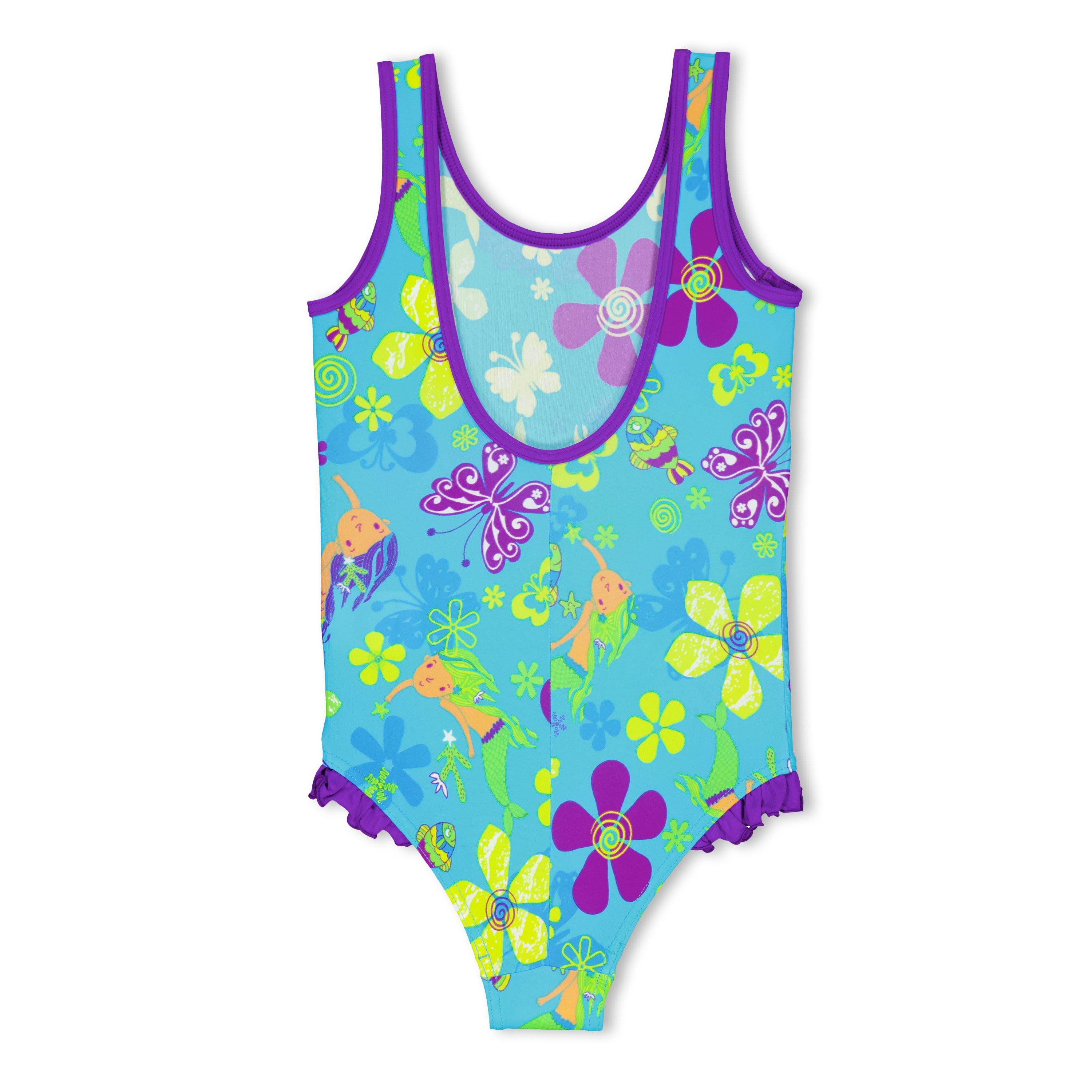 Multi - Zoggs - Mermaid Flower Scoopback Infants - 2