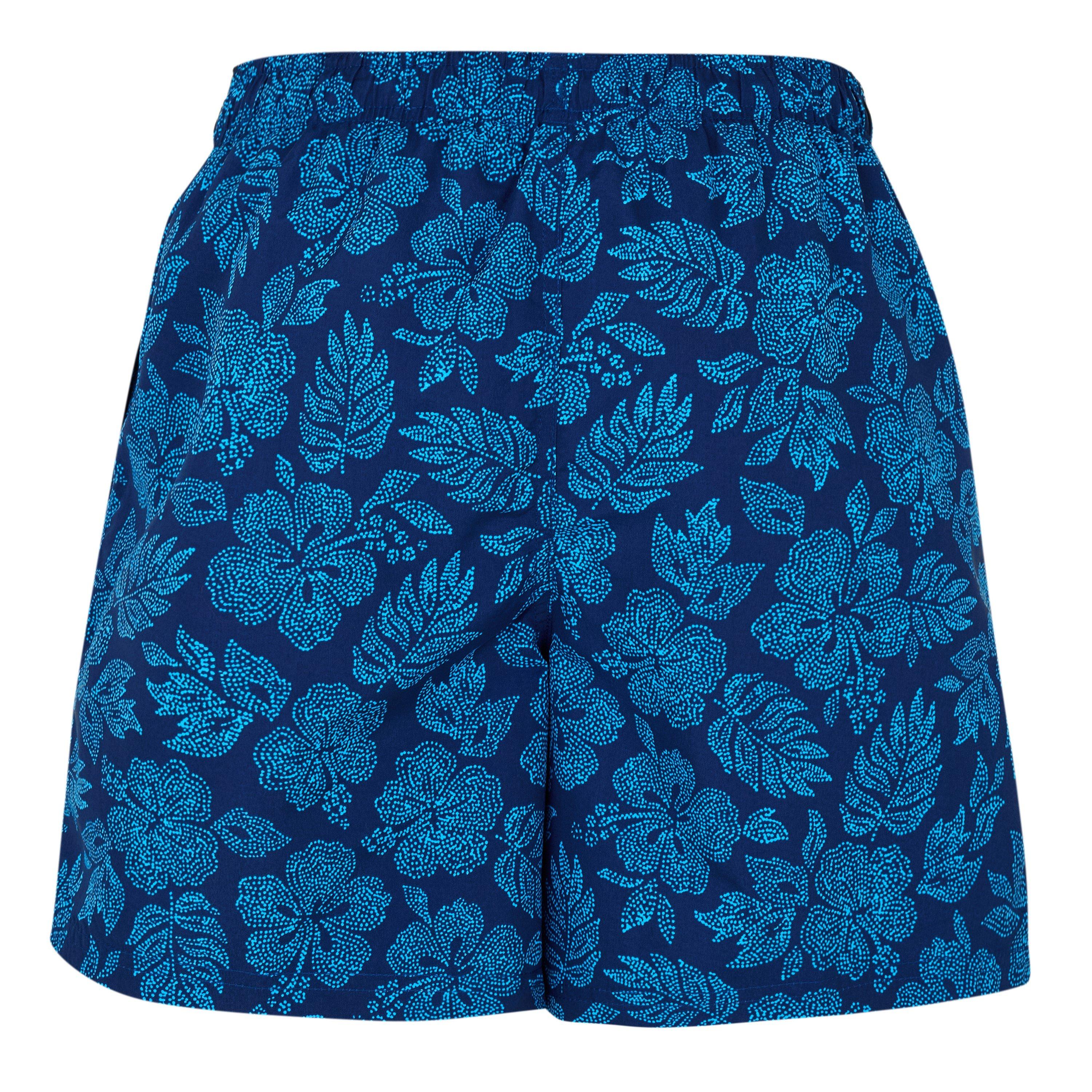 Bleu - Zoggs - Dot Floral 16 Short Mens - 2
