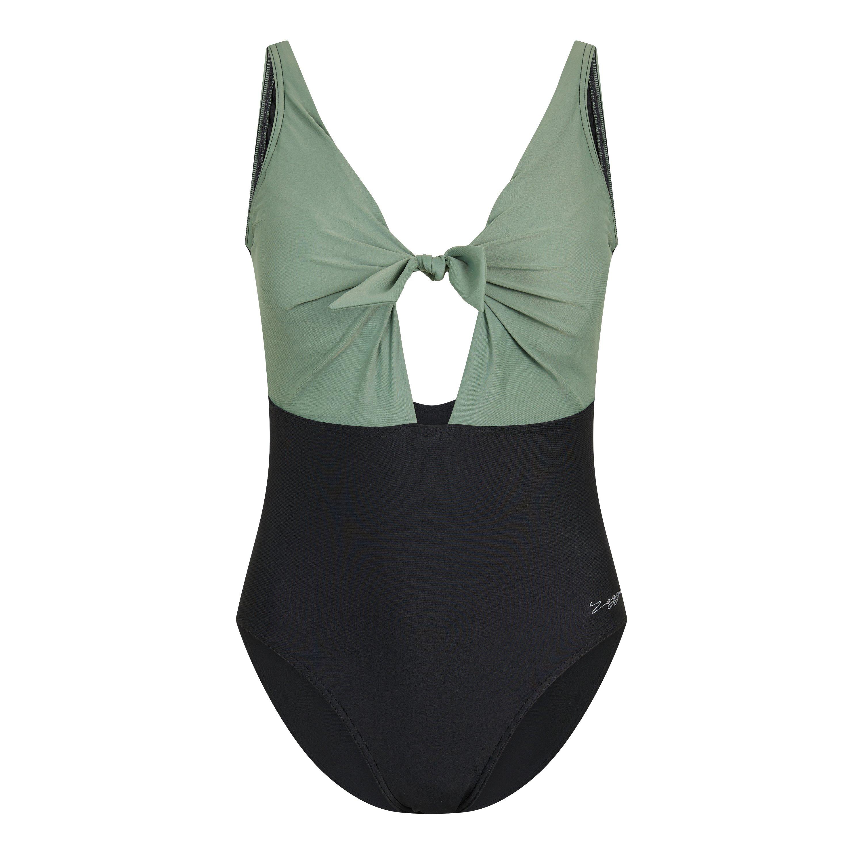 Zwart - Zoggs - Tallows Tie Front Sco Womens - 1