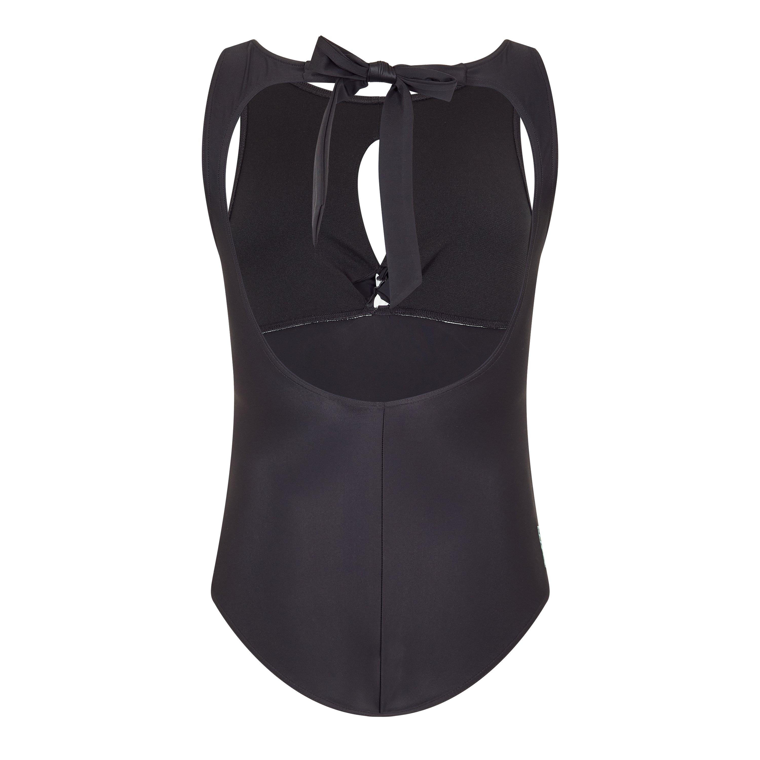 Negro - Zoggs - Lattice Tie Back Womens - 2