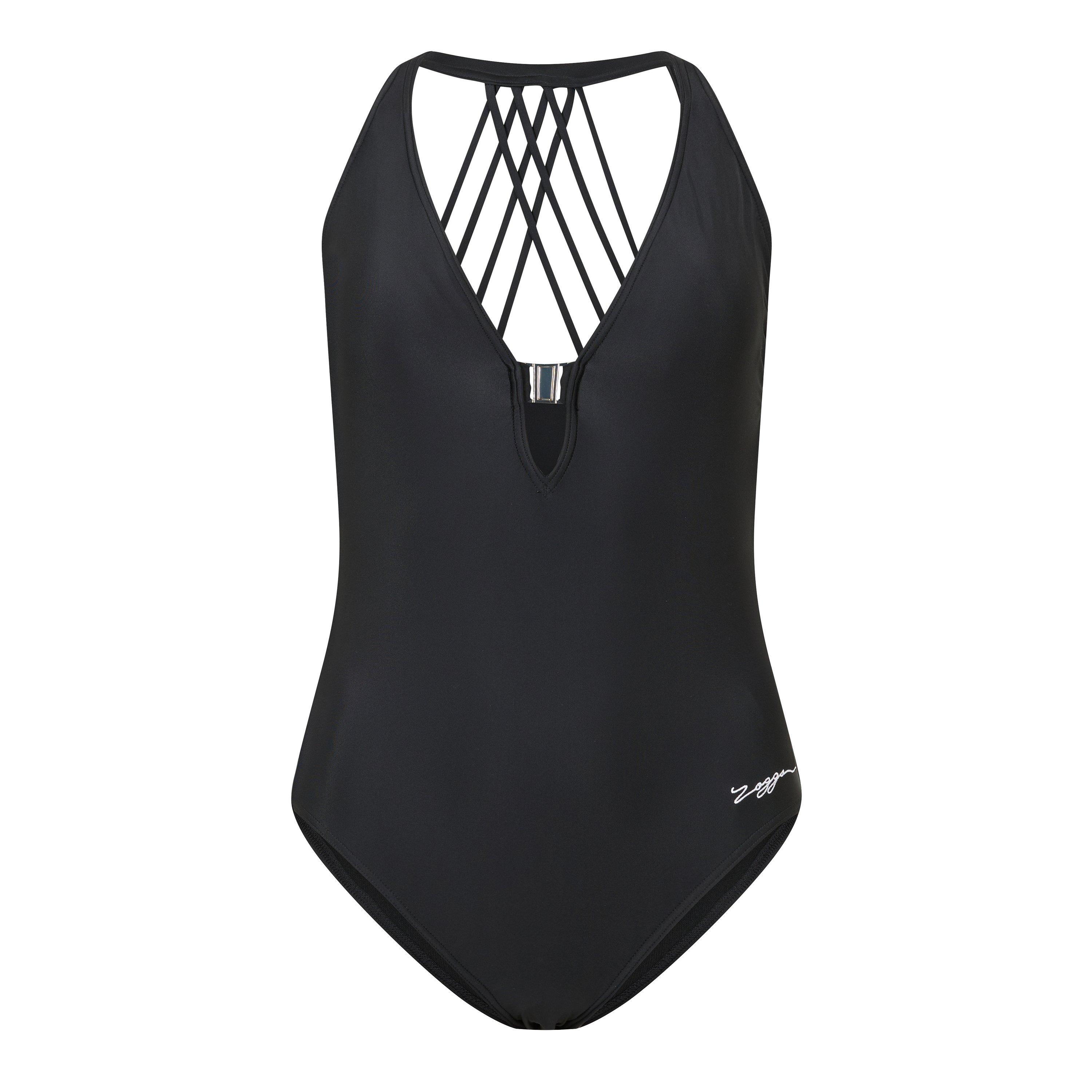 Zoggs Lattice Deep Back Womens