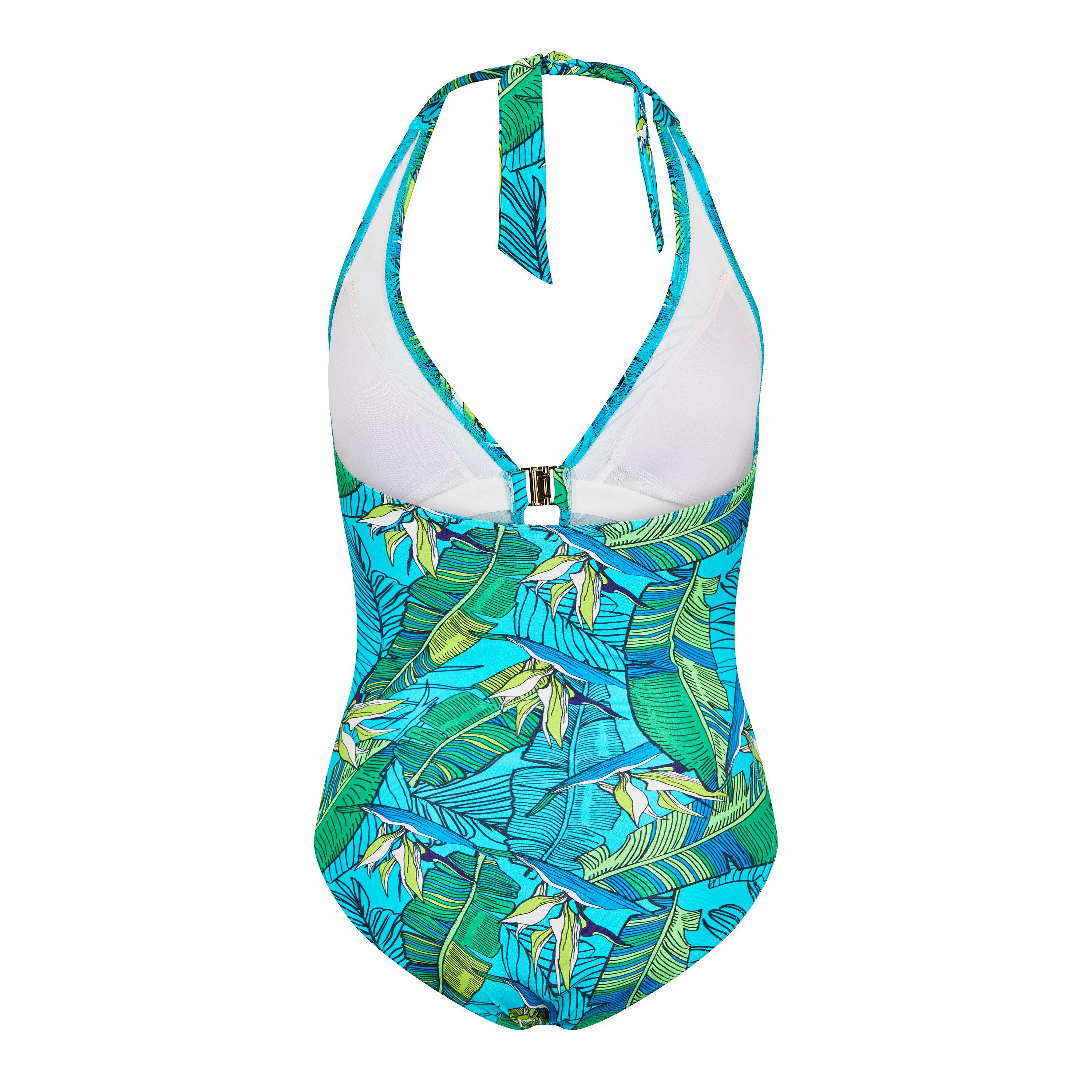 Blu - Zoggs - Corsica Plunge Halter Womens - 2