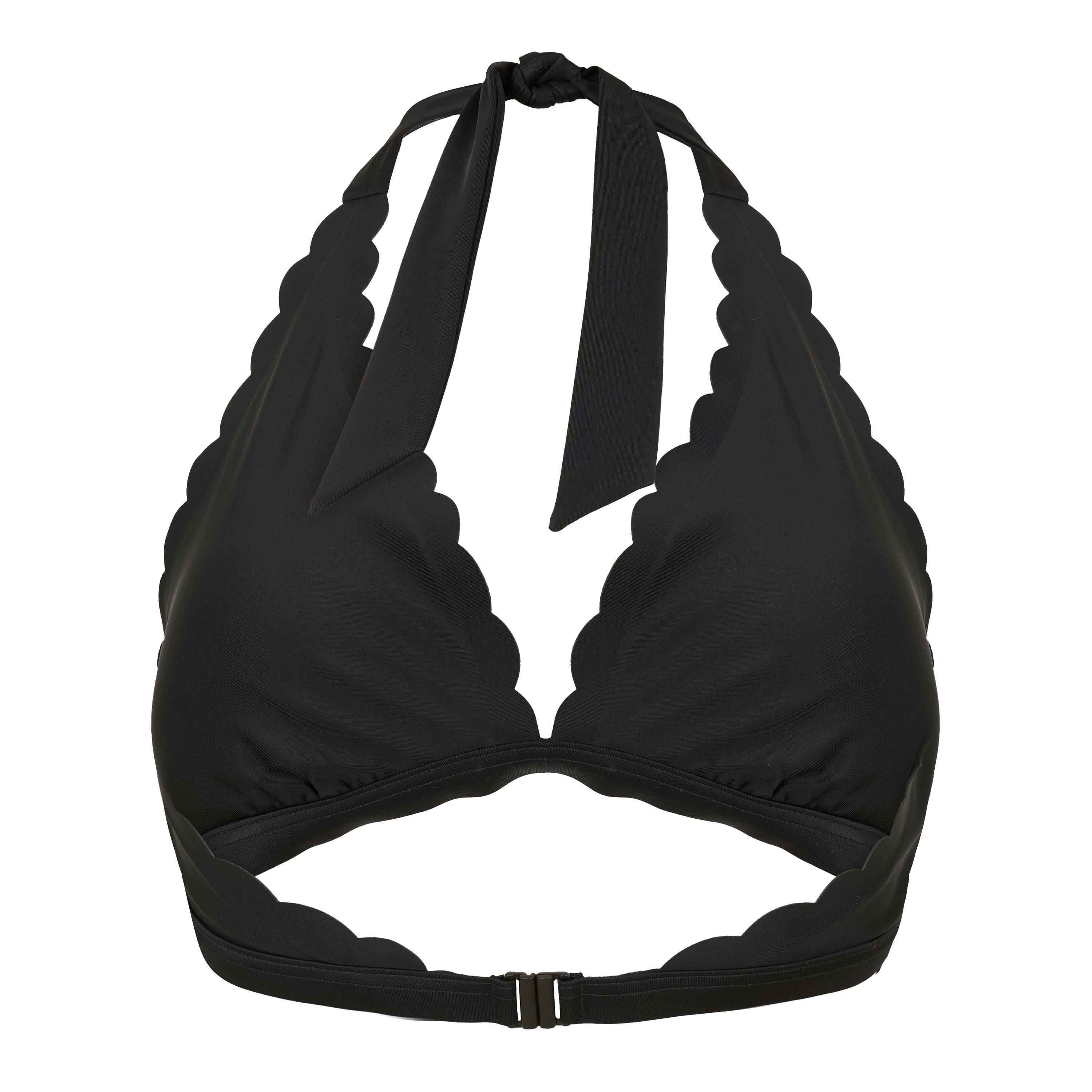 Black - Zoggs - Scallop Halter Top Womens - 2