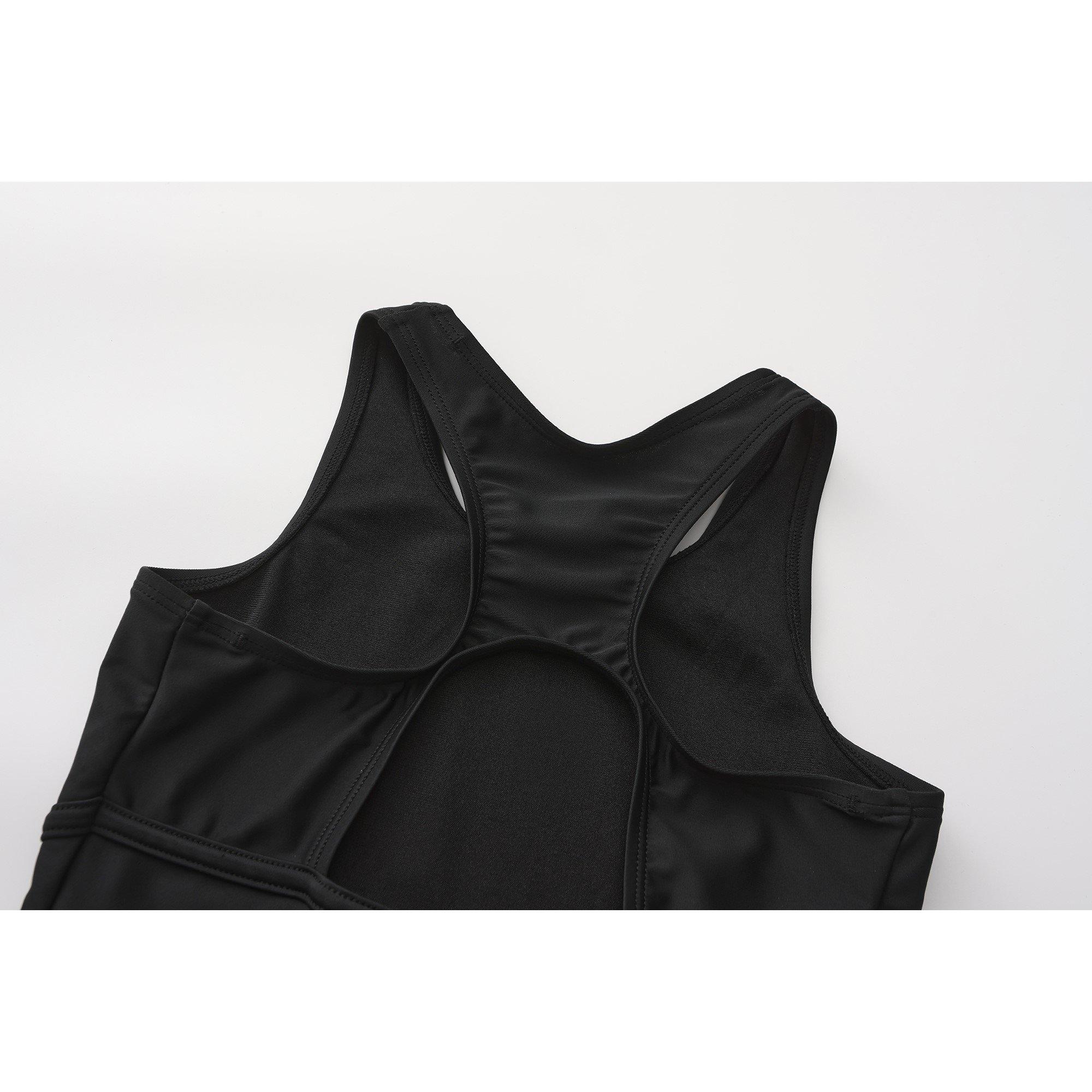 Zwart - Slazenger - LYCRA® XTRA LIFE™ Boyleg Swimming Suit Junior Girls - 4