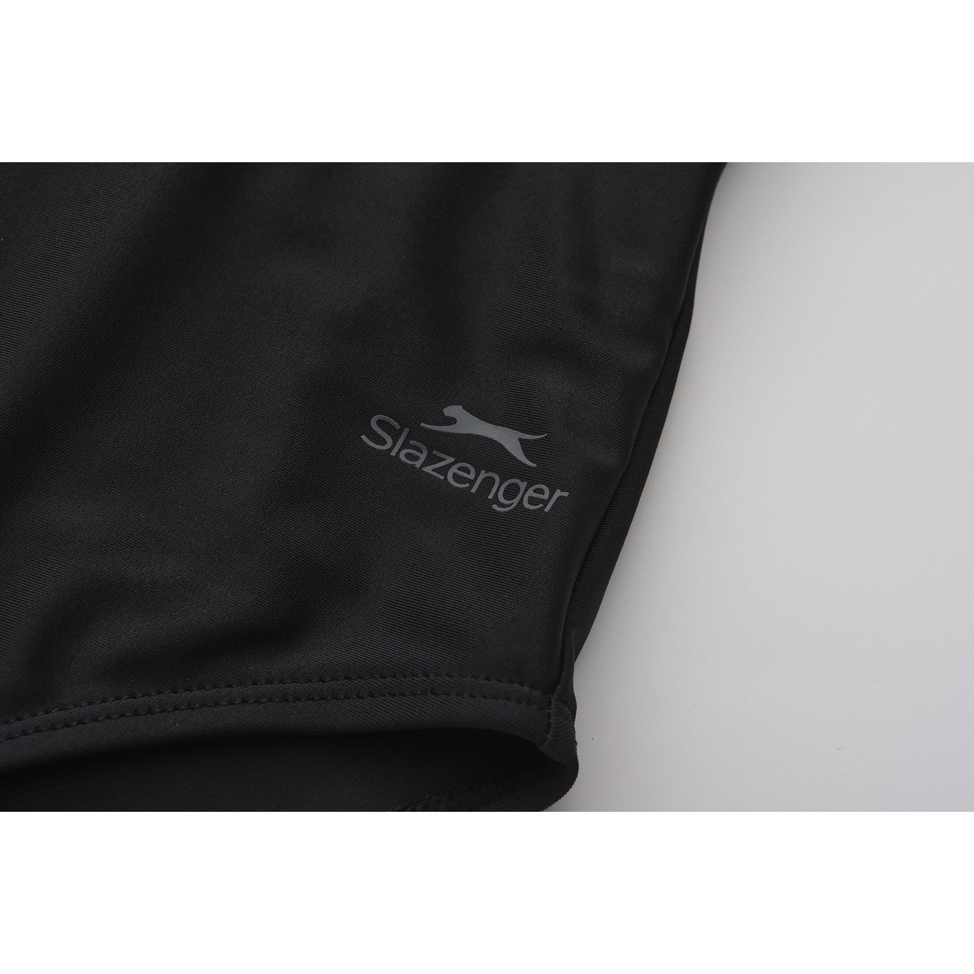 Crna - Slazenger - LYCRA® XTRA LIFE™ Racer Back Swimsuit Girls - 4