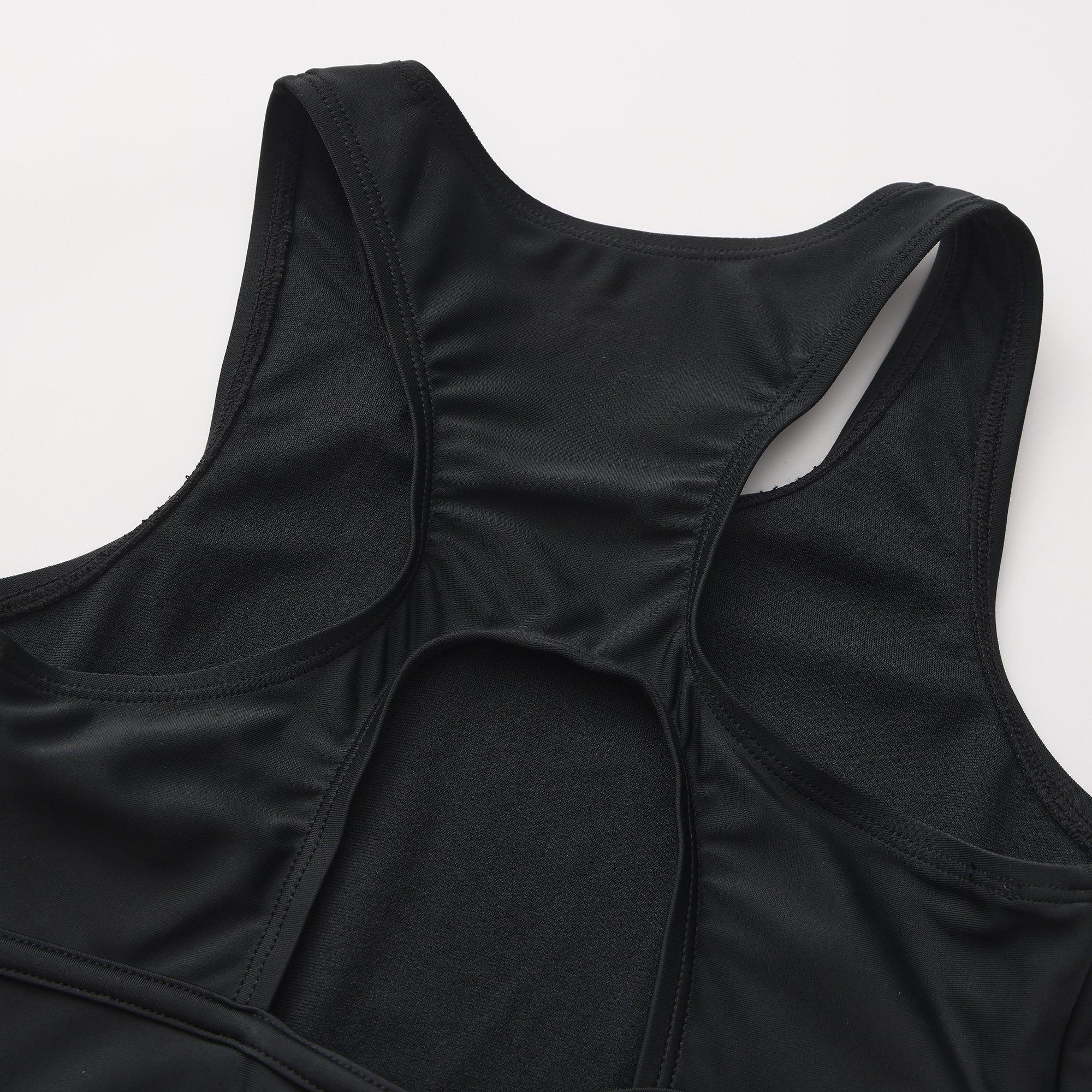 Schwarz - Slazenger - LYCRA® XTRA LIFE™ Racer Back Swimsuit Girls - 6