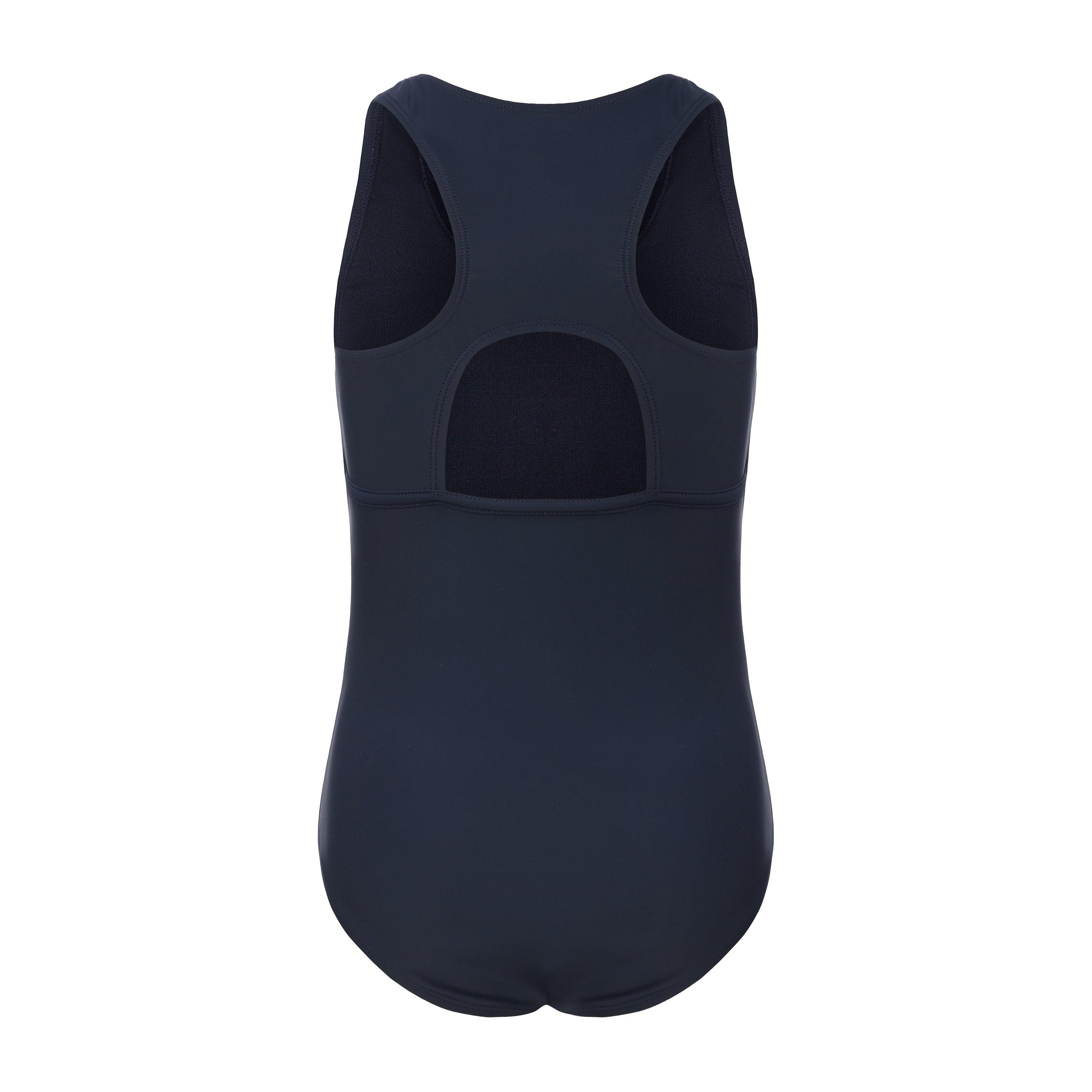 Navy - Slazenger - LYCRA® XTRA LIFE™ Racer Back Swimsuit Girls - 3