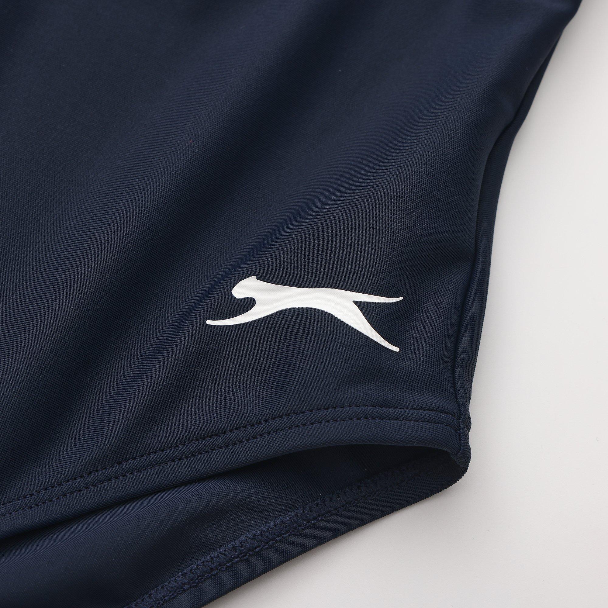 Navy - Slazenger - LYCRA® XTRA LIFE™ Racer Back Swimsuit Girls - 5