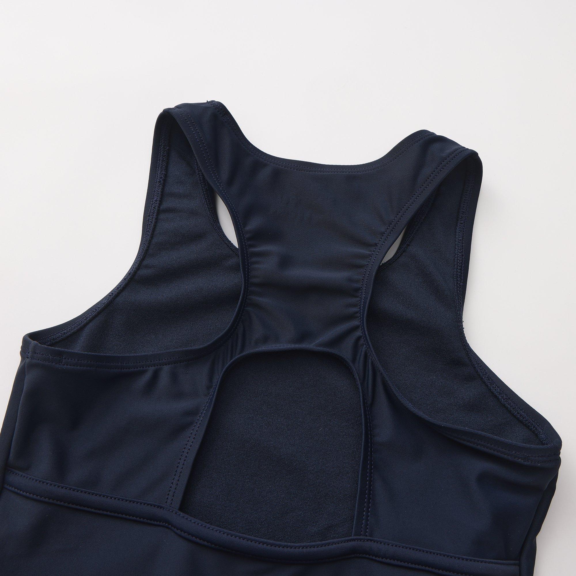 Navy - Slazenger - LYCRA® XTRA LIFE™ Racer Back Swimsuit Girls - 6