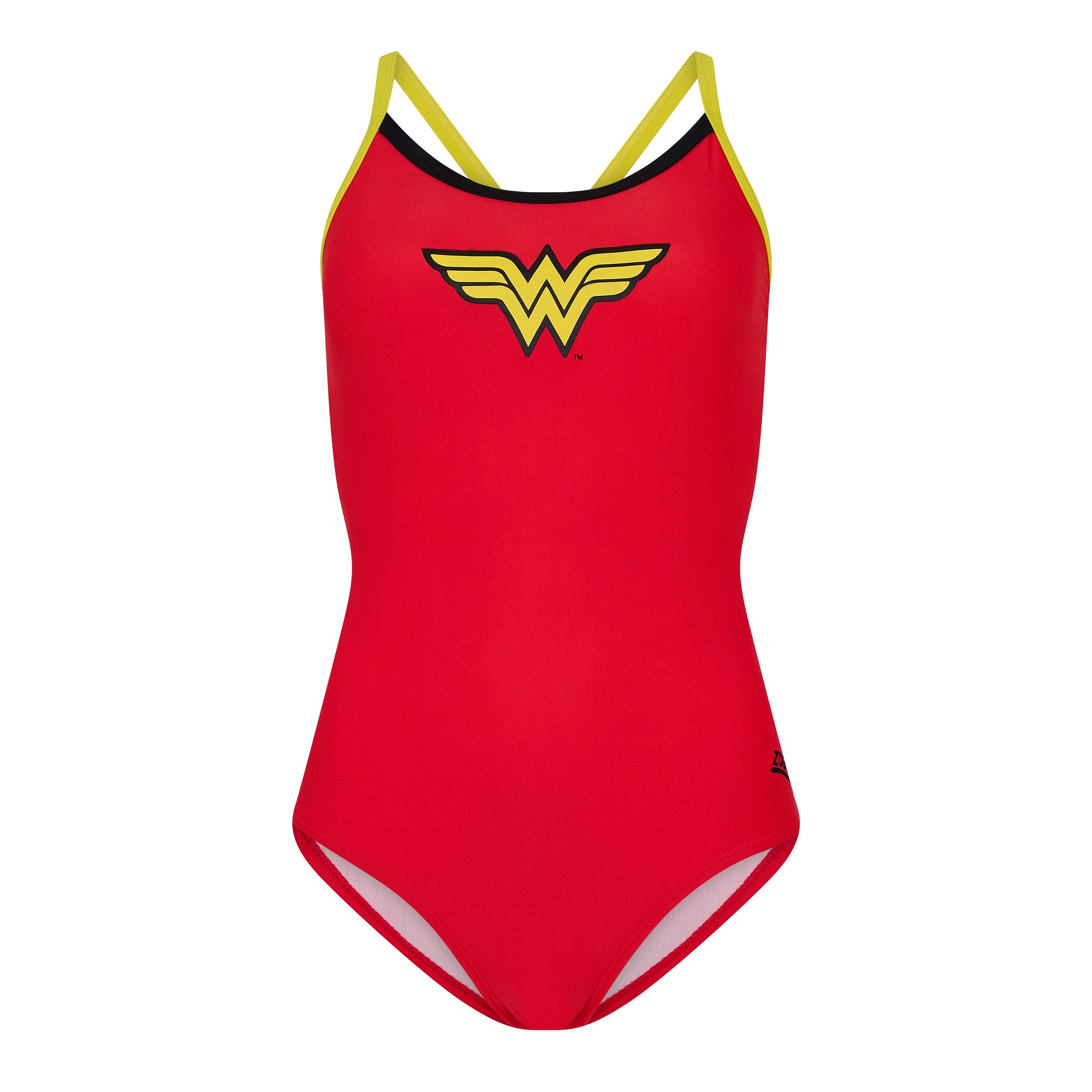 Rød - Zoggs - Wonderwoman Tri Back Womens - 1