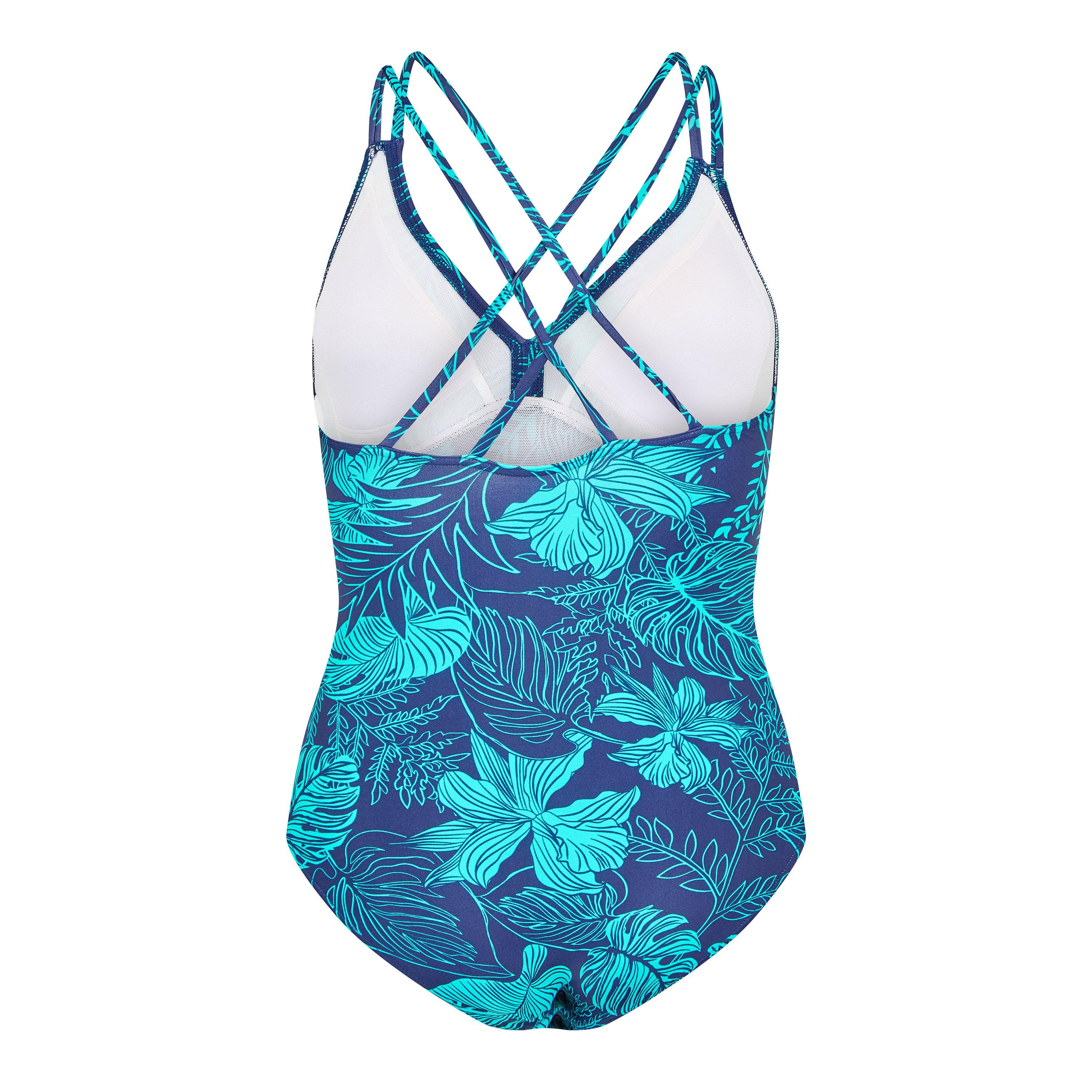 Blu - Zoggs - Santorini Multi Cross Womens - 2