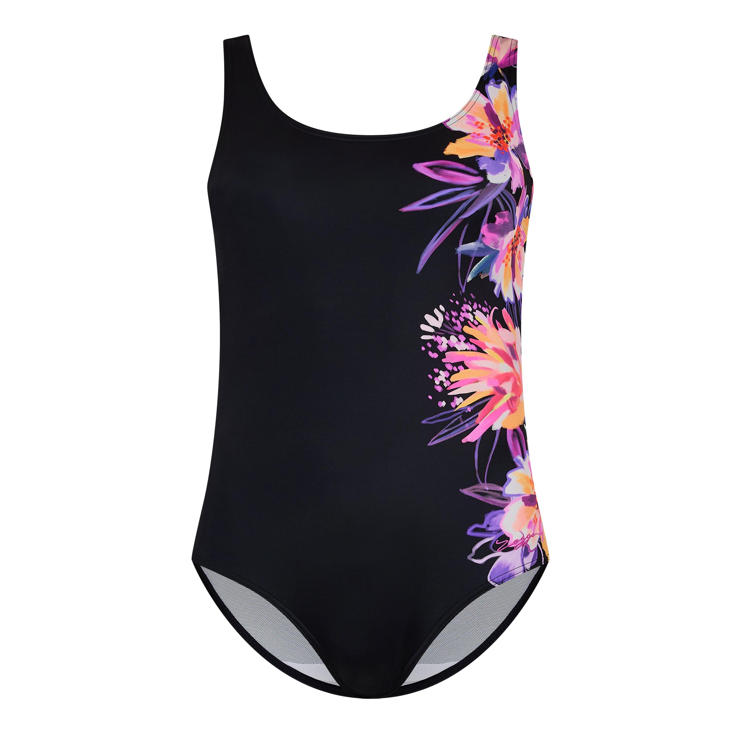 Black - Zoggs - Bloomsbury Scoopback Womens - 1