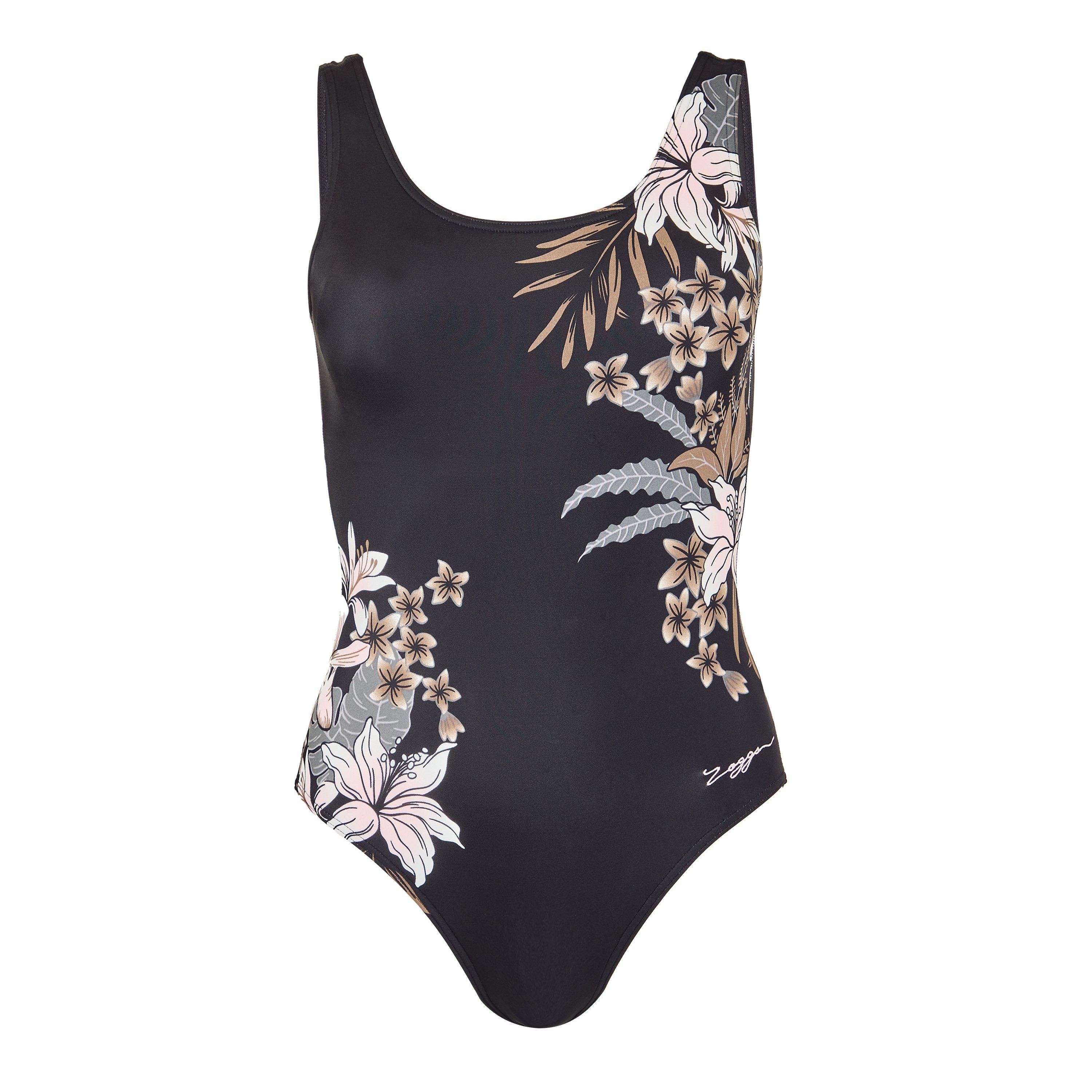 Zwart - Zoggs - Soft Nature Scoopback Womens - 1