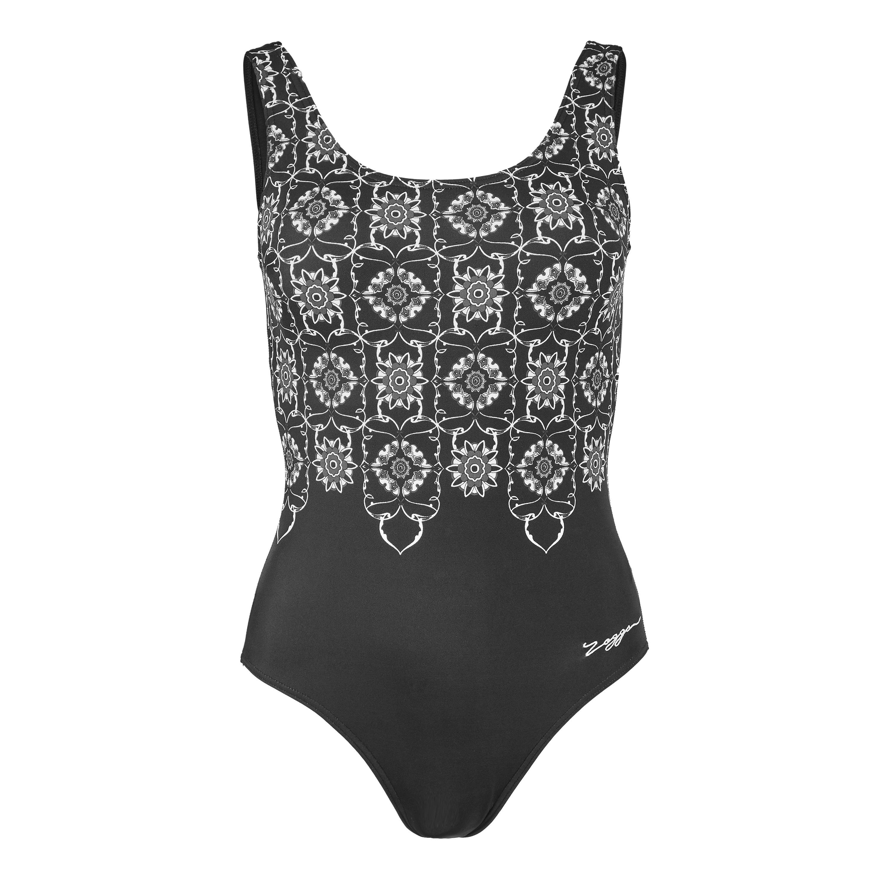 Black - Zoggs - Sacred Craft Scoopback Womens - 1