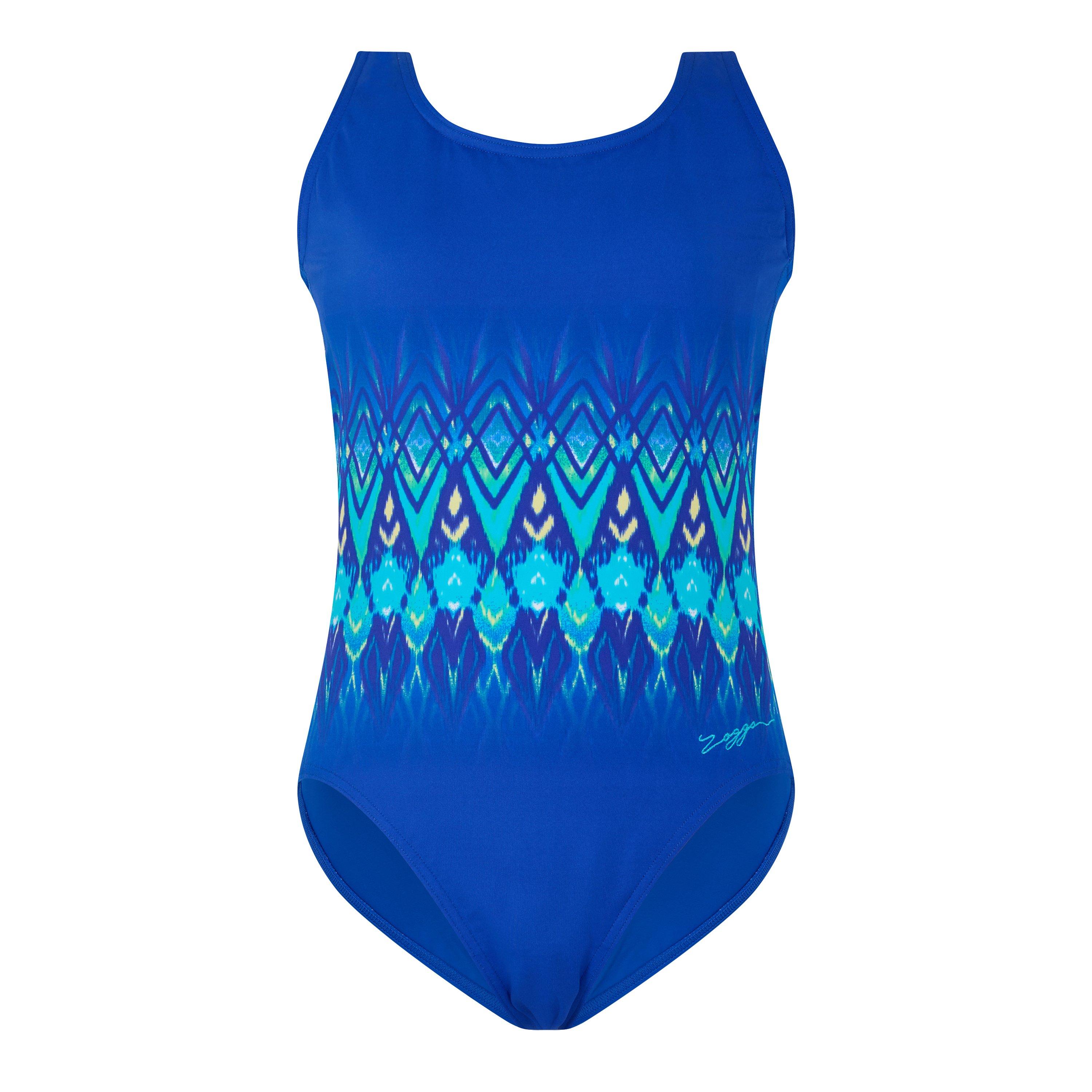Blue - Zoggs - Reef Scoopback Womens - 1